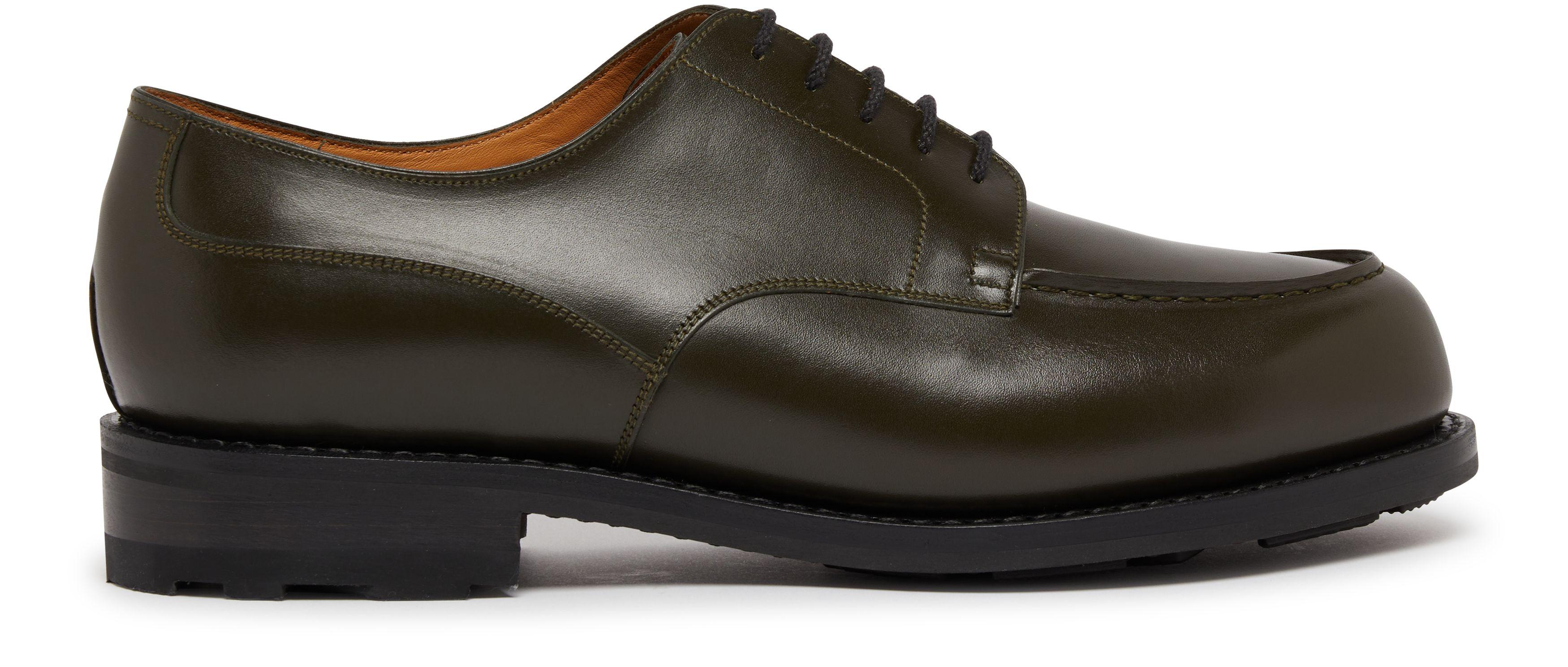 J.M. Weston Golf Derby Boxcalf Leather in Brown for Men | Lyst