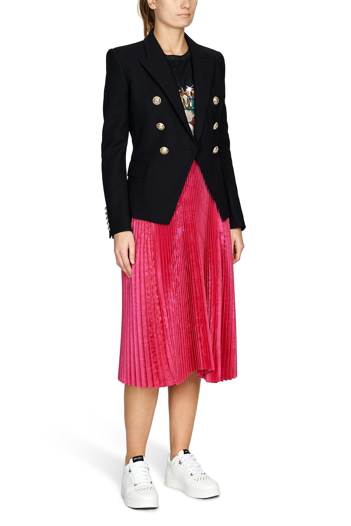 Balenciaga Kick Pleated Skirt in Fuchsia (Red) - Lyst