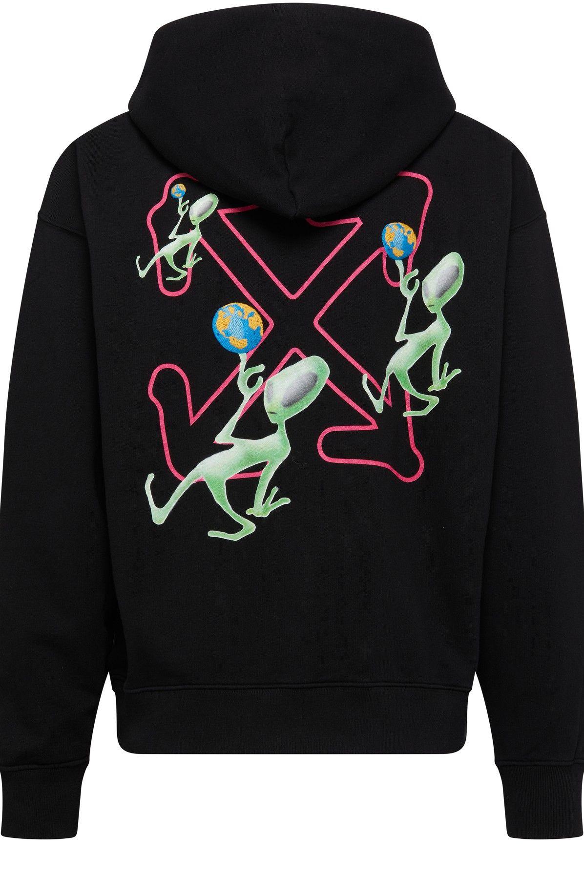 Off-White c/o Virgil Abloh Alien Arrow Skate Hoodie in Black for Men | Lyst