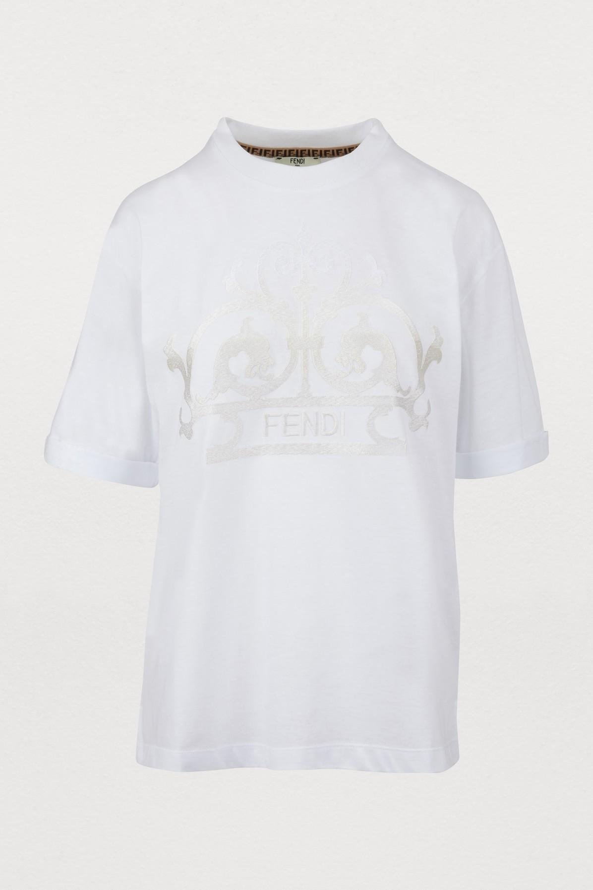 white fendi shirt