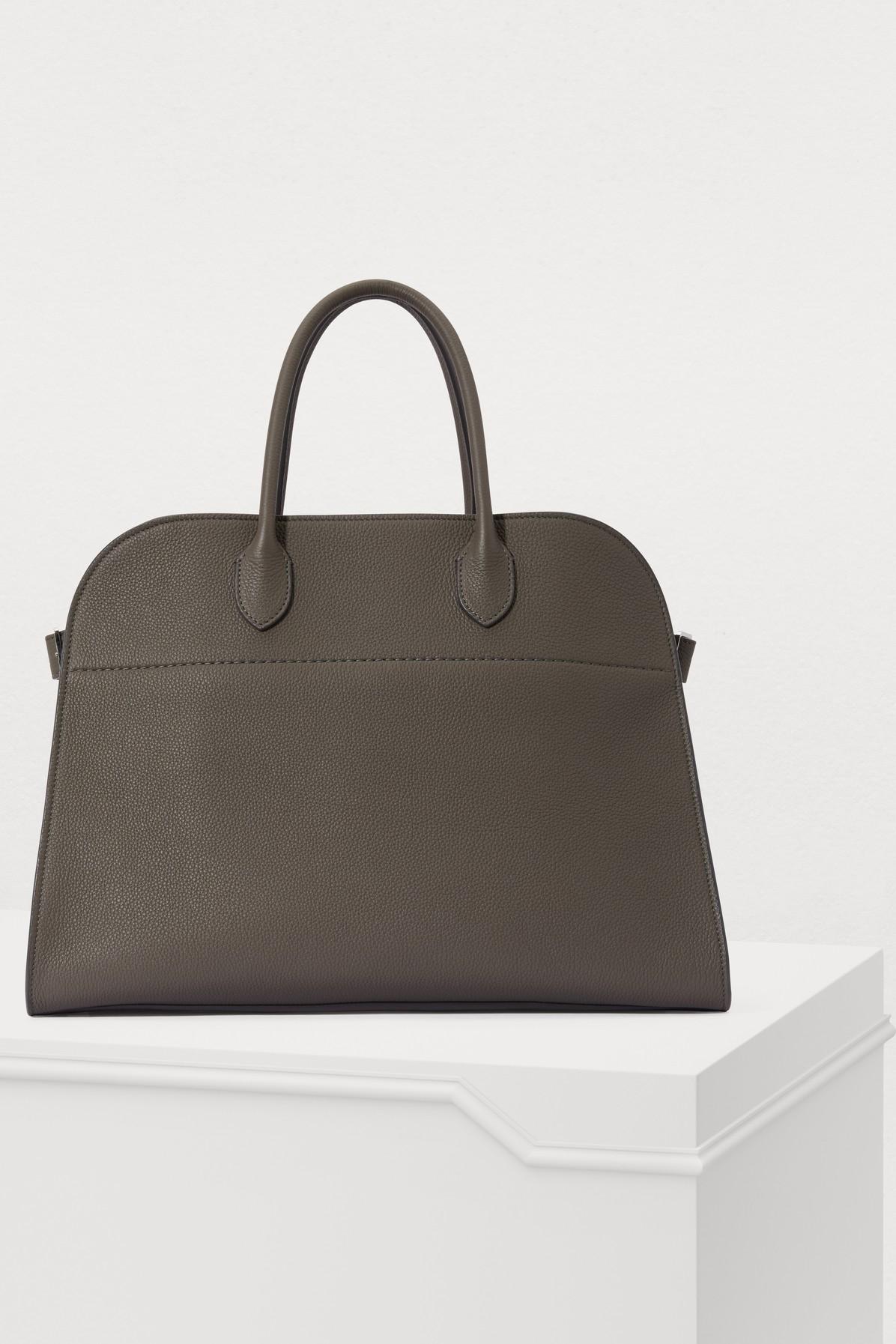 The Row Margaux Handbag in Gray Save 17 Lyst
