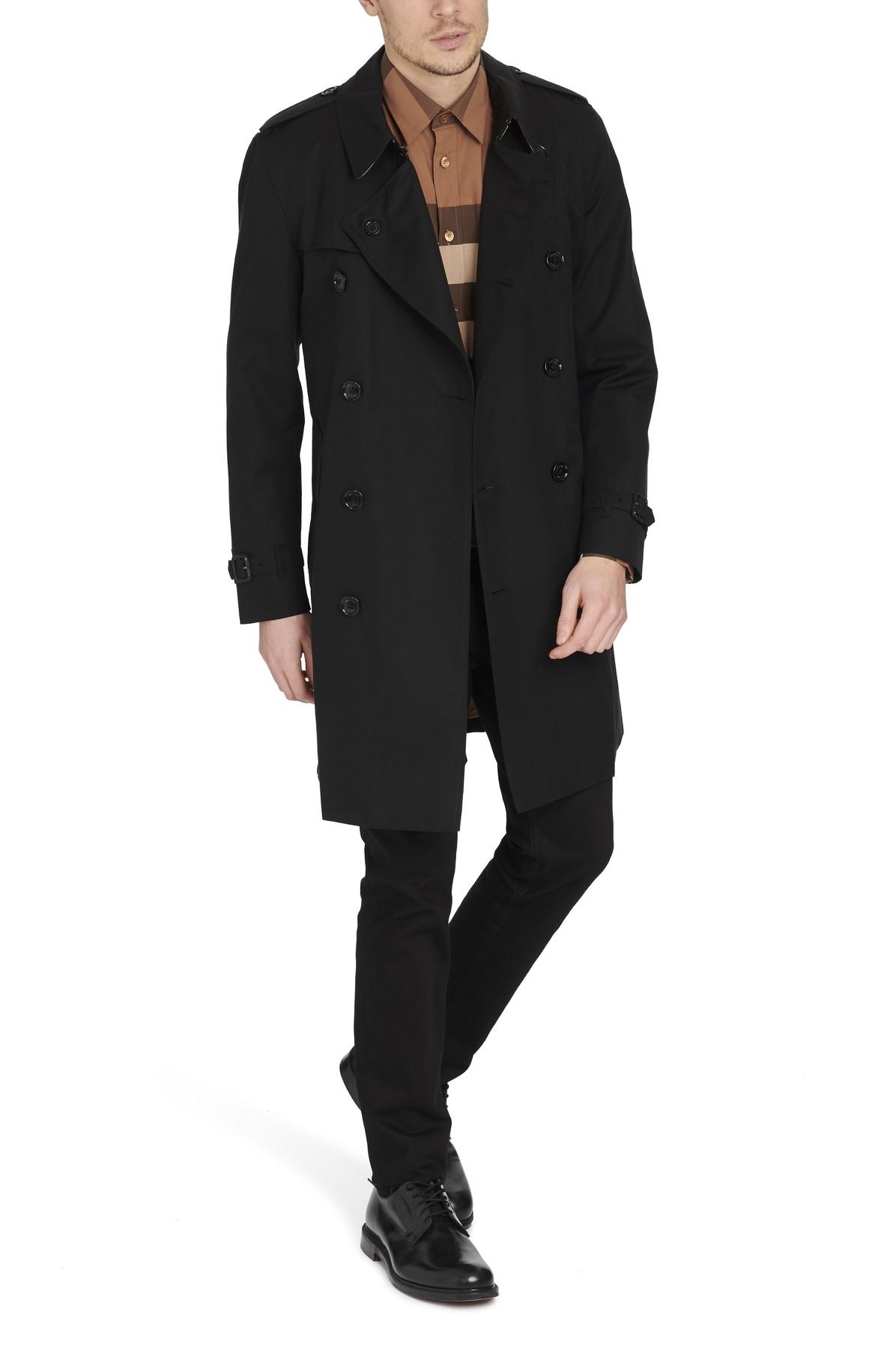 Burberry Chelsea Trench-coat in Black for Men - Lyst
