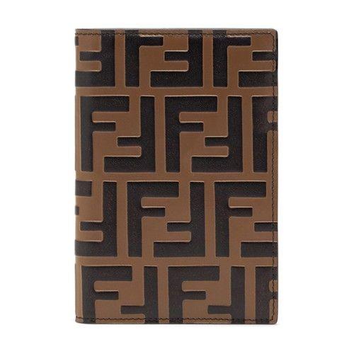 Fendi Passport Cover in Brown Lyst