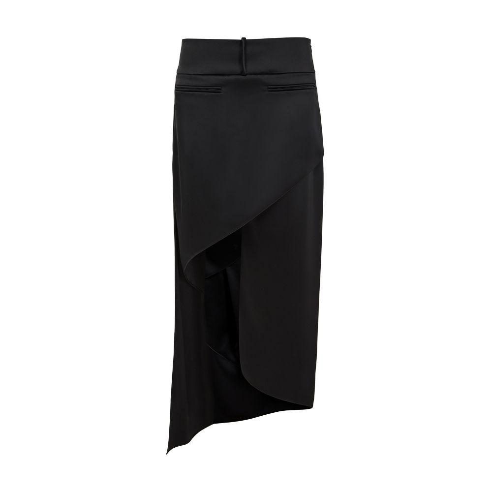 スカート Courreges \"Infinity Heritage\" Skirt Courreges Infinity Heritage Satin Skirt in Black | Lyst