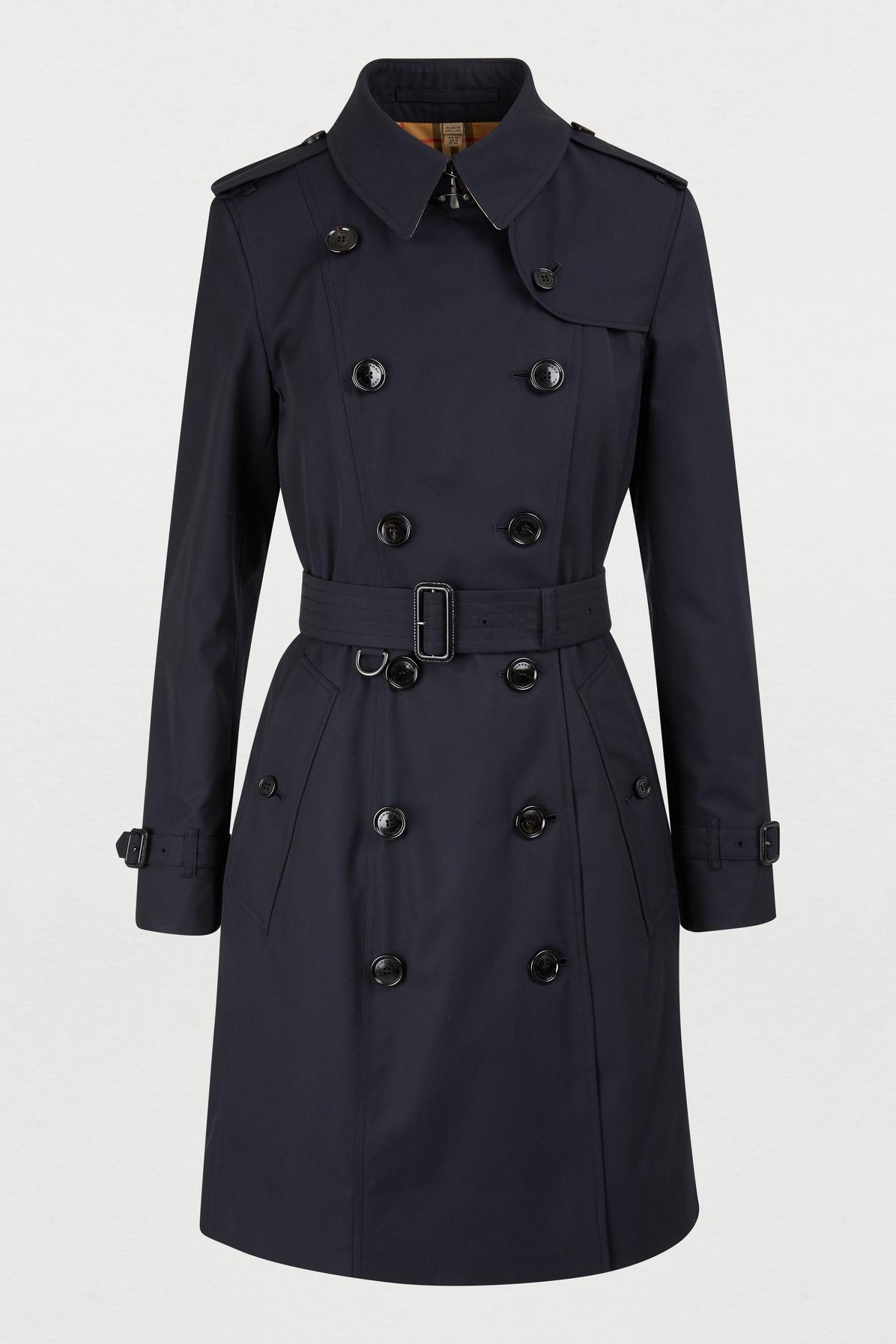 Burberry Chelsea Trench in Blue - Lyst