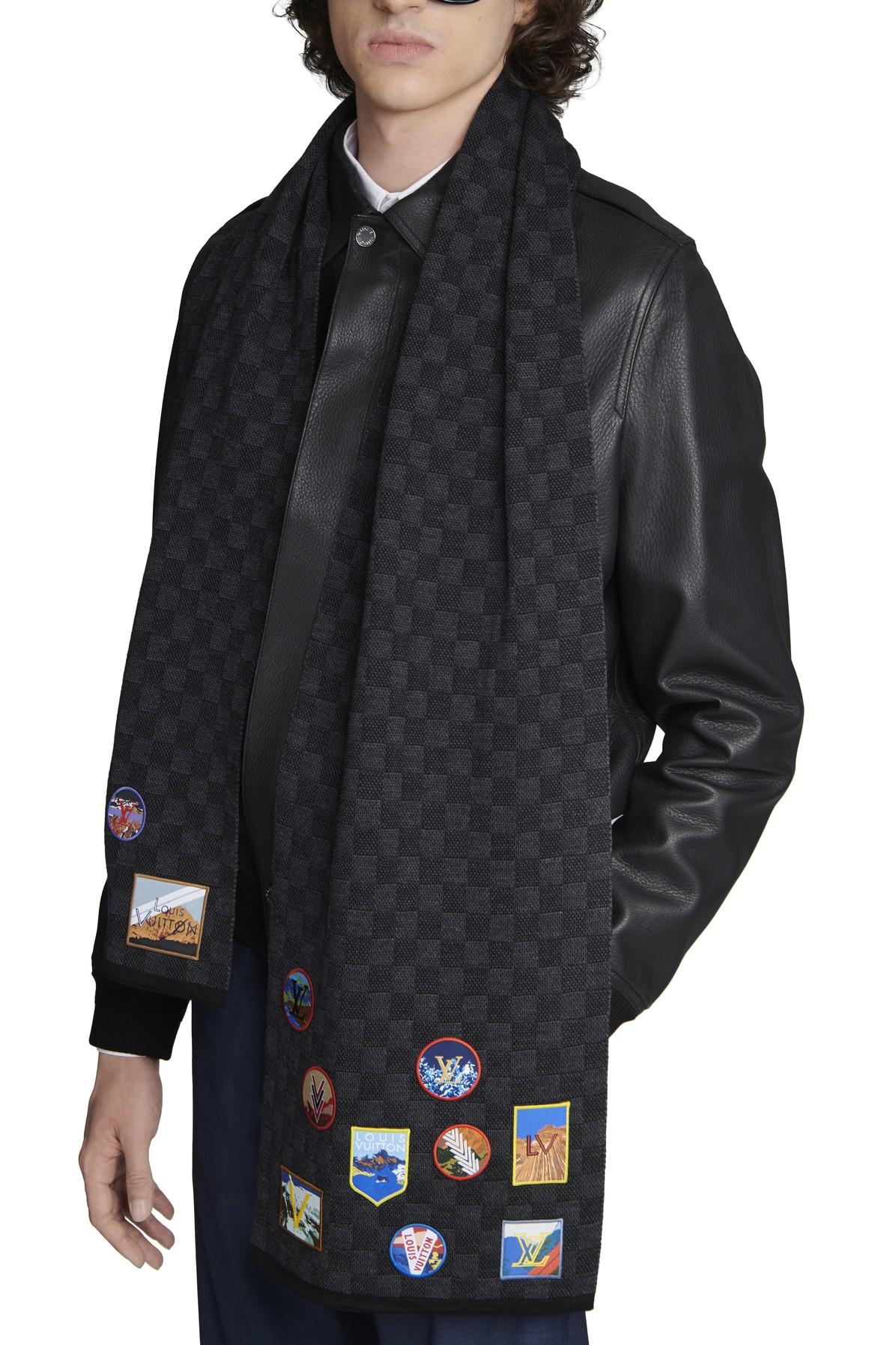 louis vuitton damier scarf