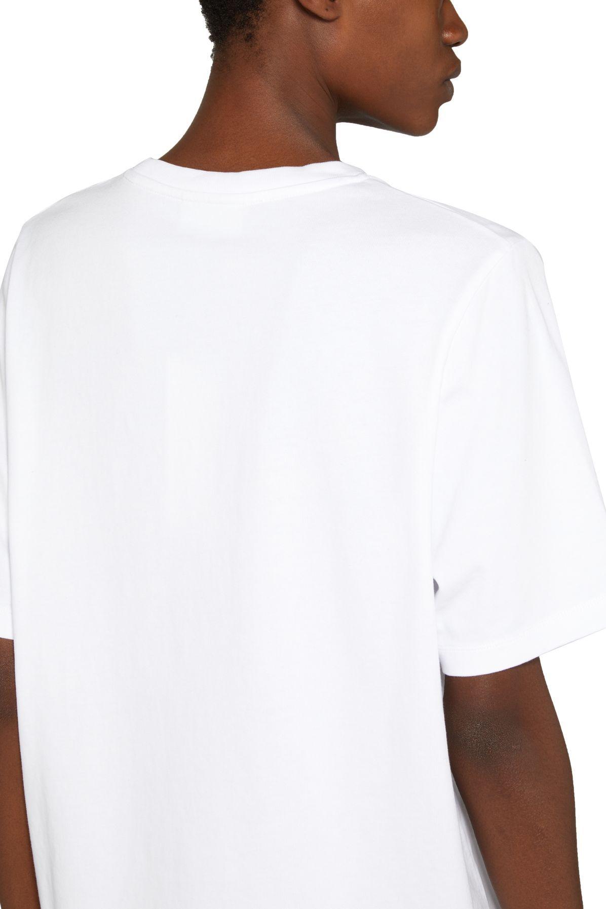 Maison Kitsuné Bold Fox Head Patch Comfort T-shirt in White | Lyst