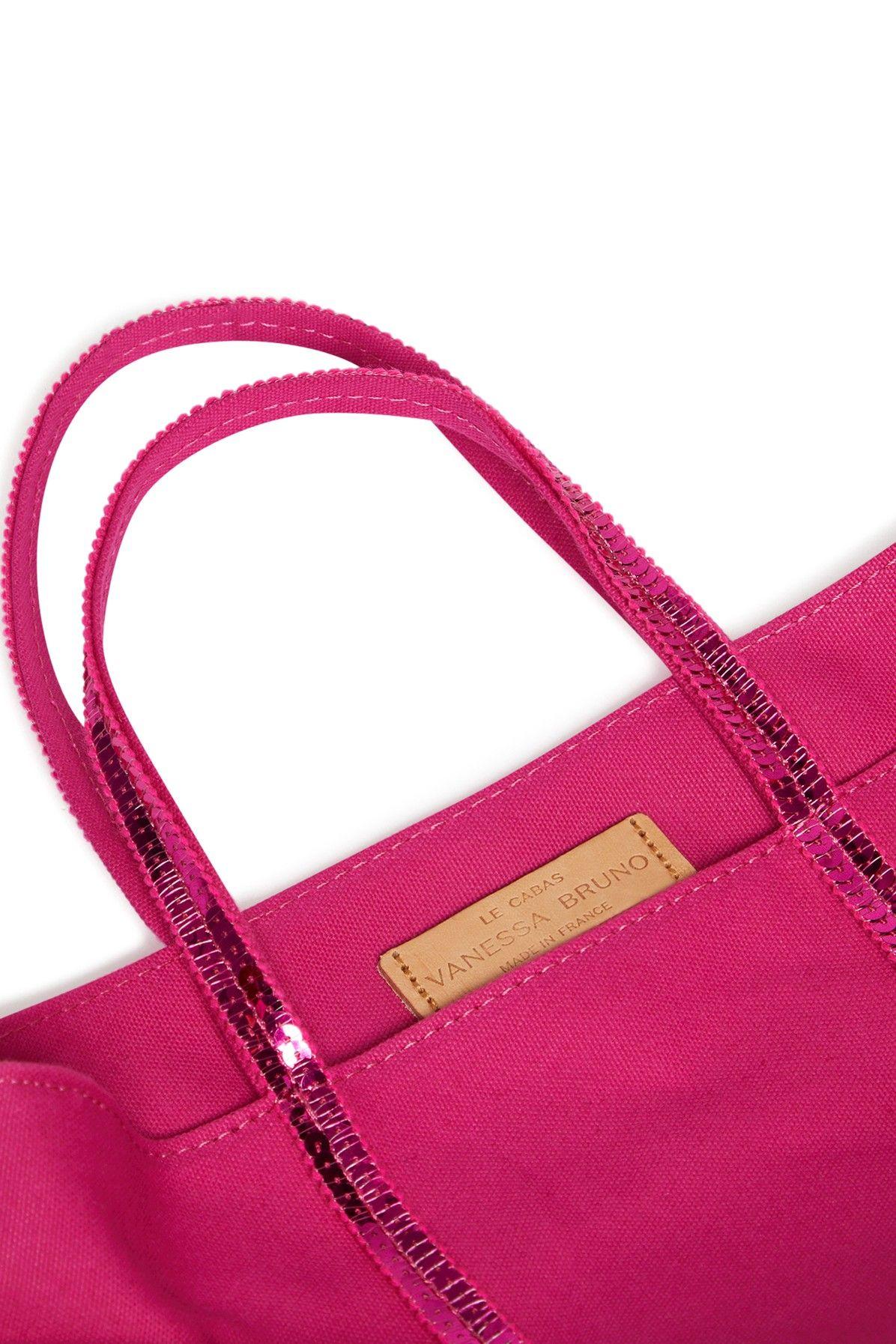 Vanessa Bruno Canvas S Cabas Tote in Pink | Lyst