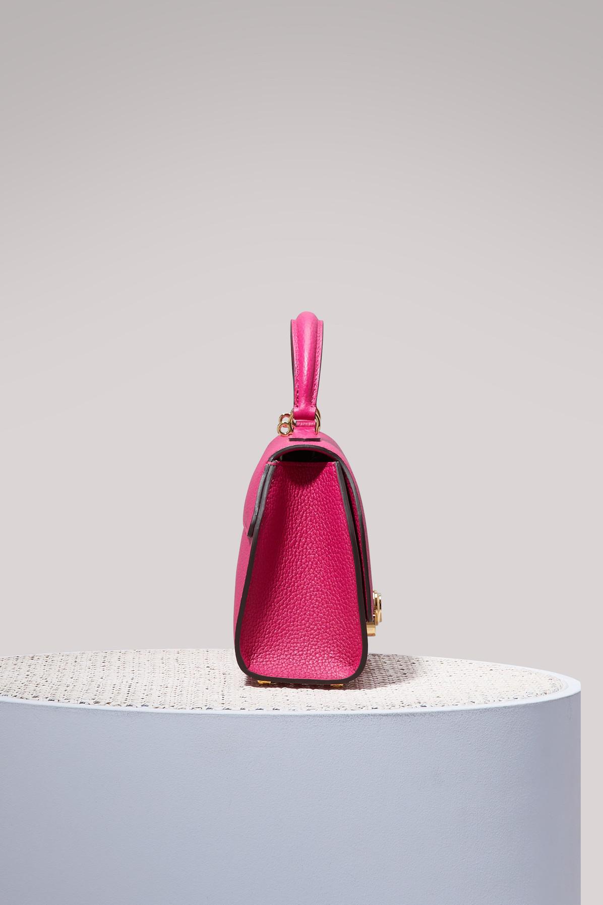 Moynat Rejane Mini Handbag in Pink