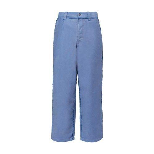 Maison Margiela Worker's Moleskin Pants in Blue for Men