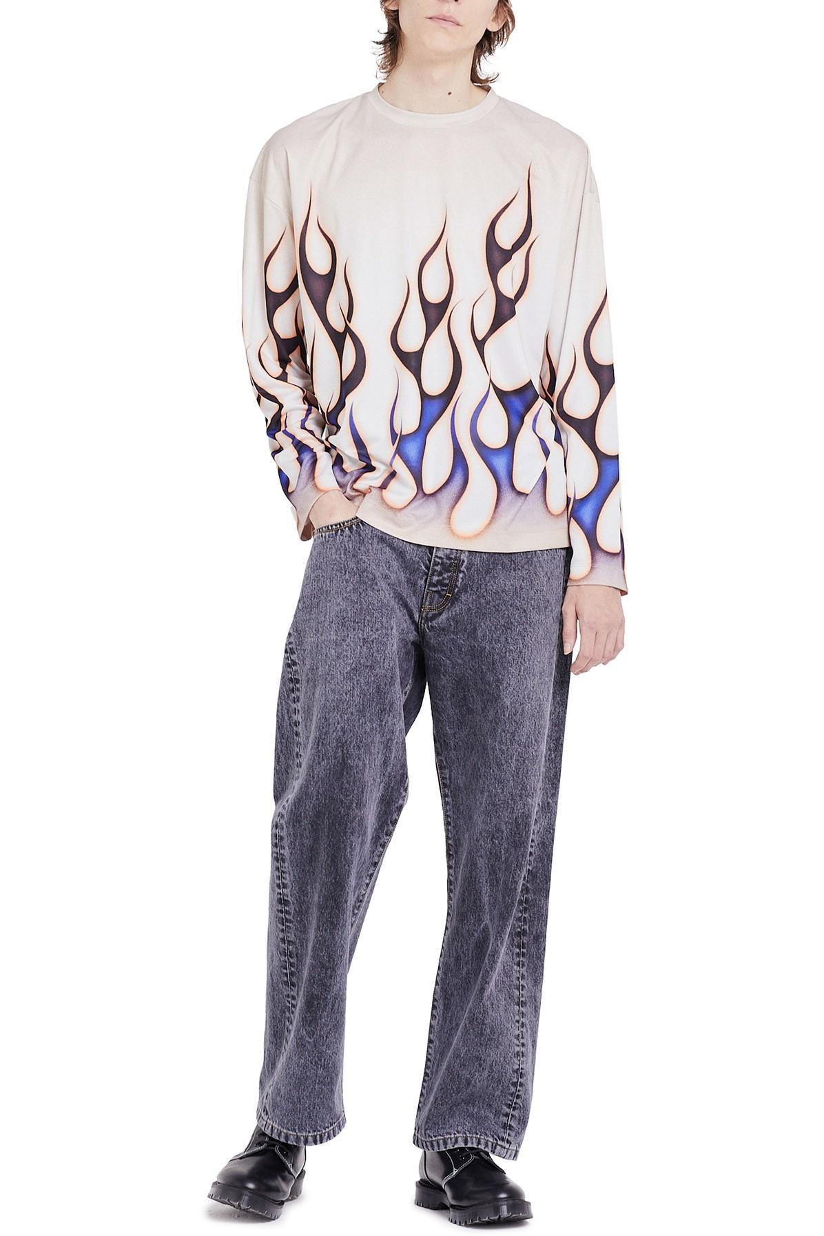 ETUDES エチュード DESERT LS FLAMING ロンT 炎