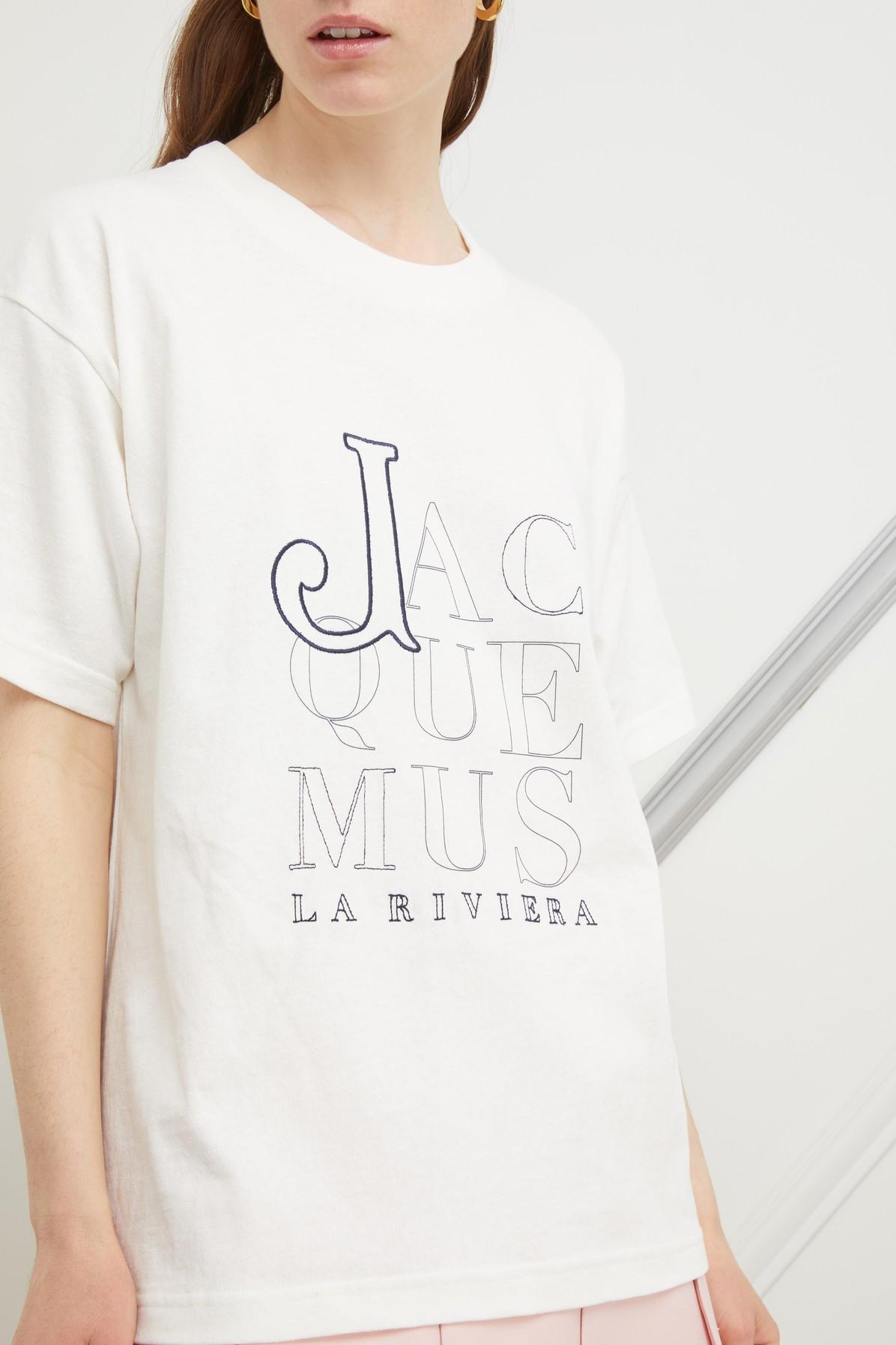 Jacquemus Denim Le T Shirt Riviera in 