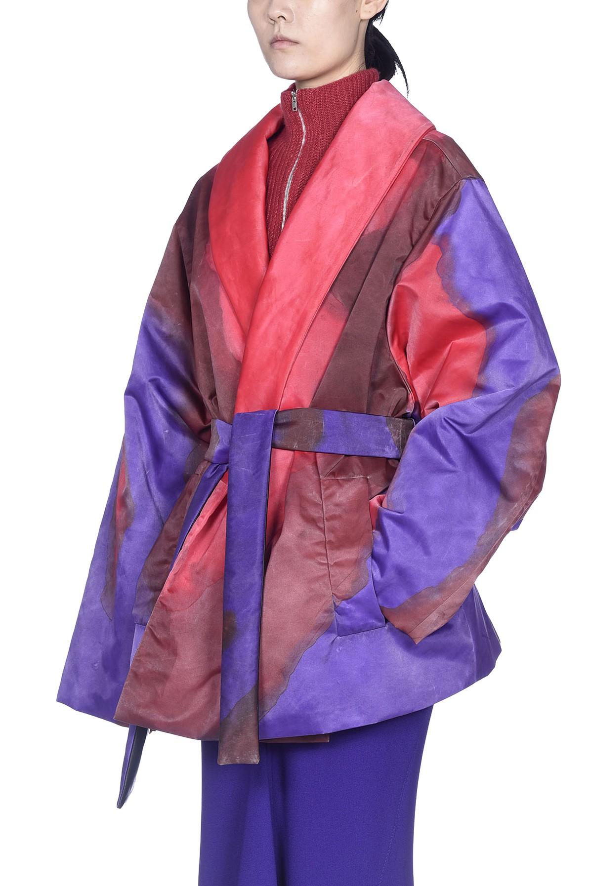 purple kimono jacket