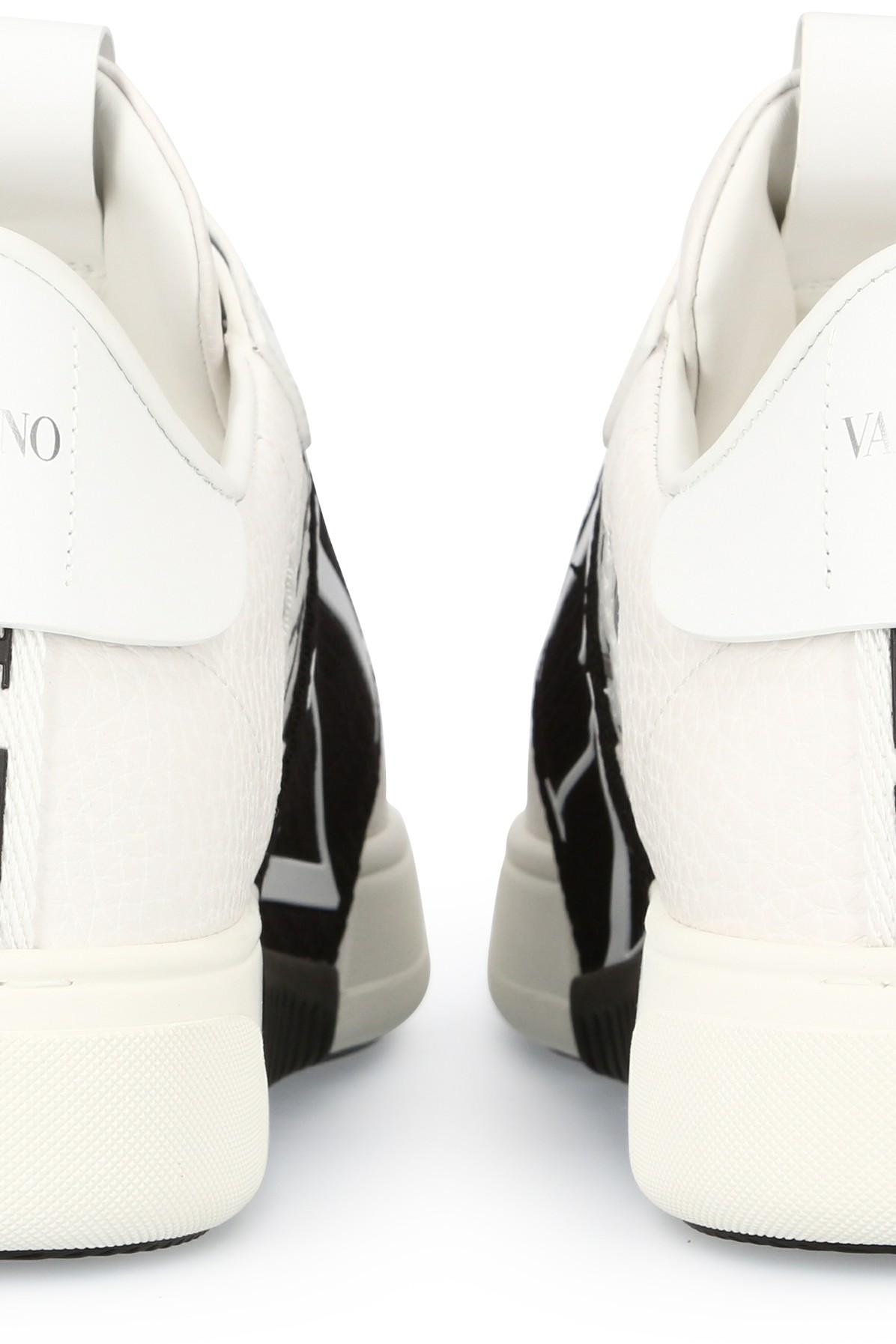 calfskin vl7n sneaker with bands