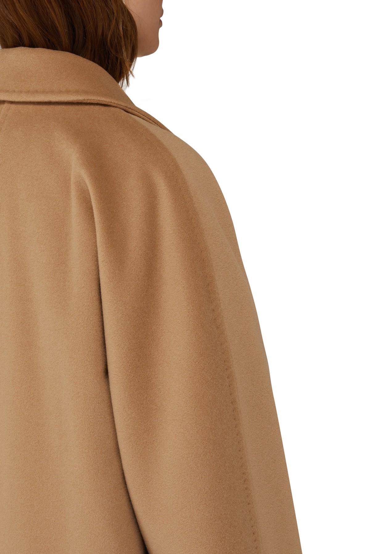 Max Mara Guinea Coat in Natural | Lyst