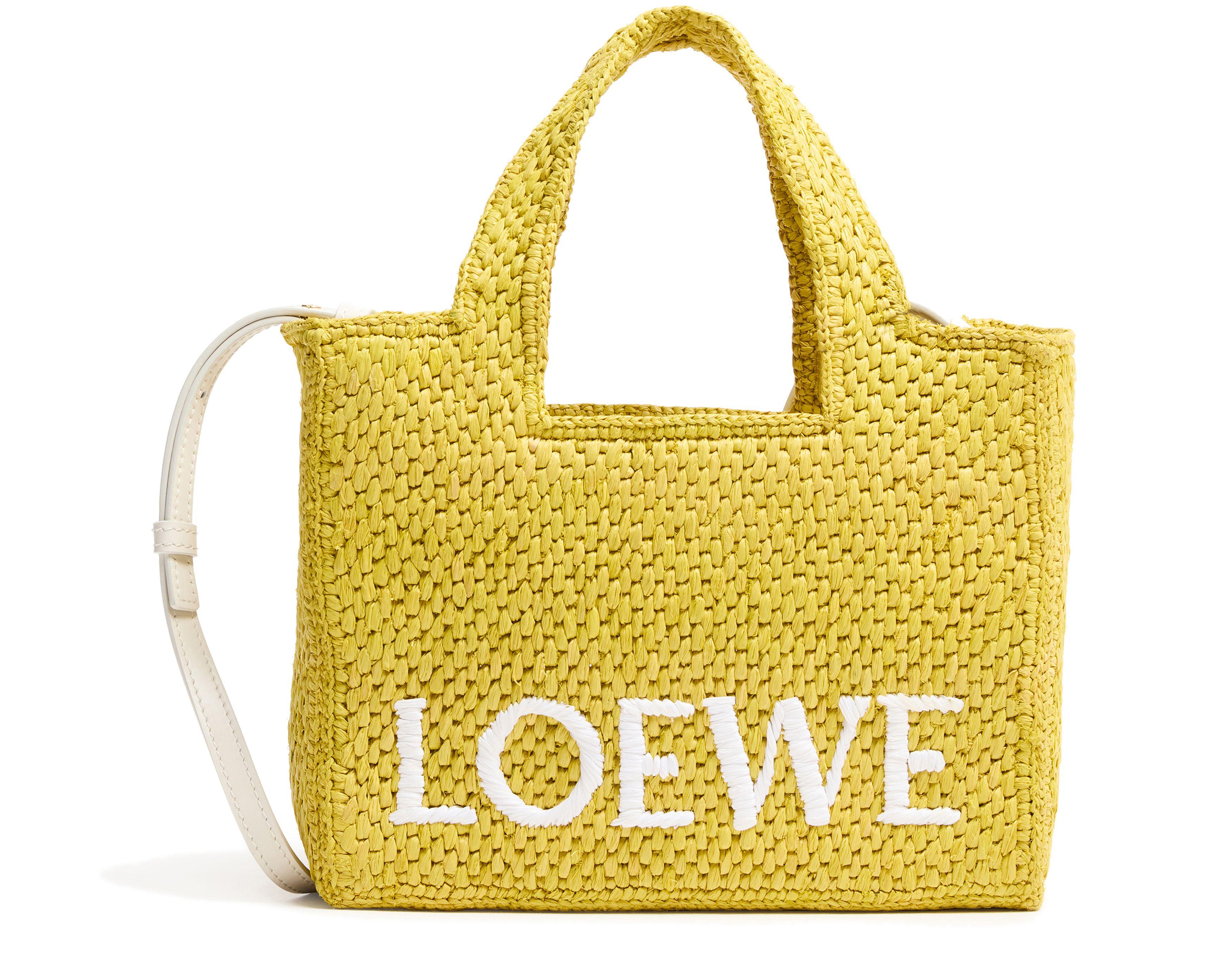 【LOEWE 】フォントトート スモール（イエロー） Yellow Loewe Tote bags for Women | Lyst
