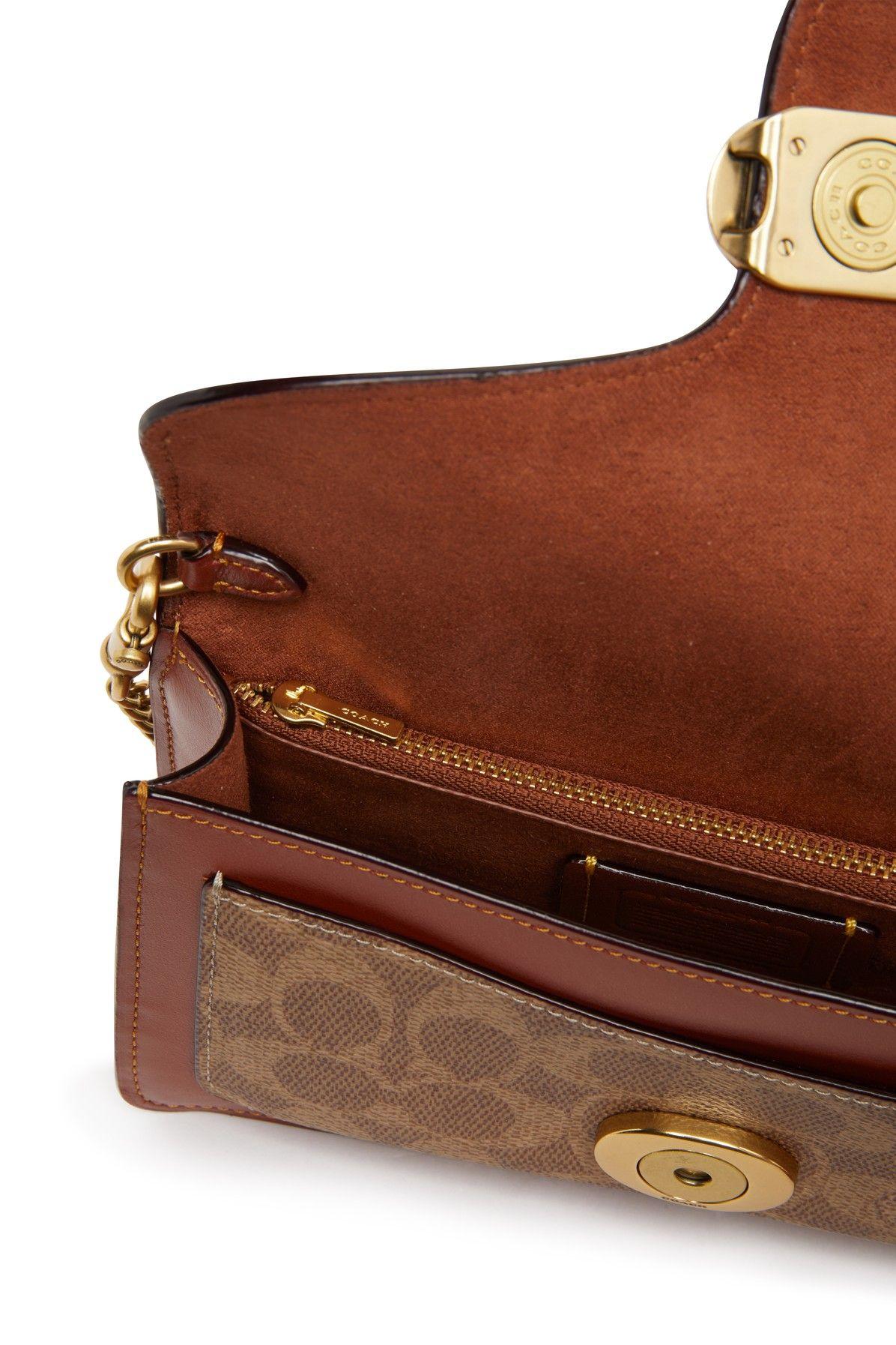 Coach Bag in Signature Canvas Tabby Box Brass/Tan/Rust in Leather with  Gold-tone - US