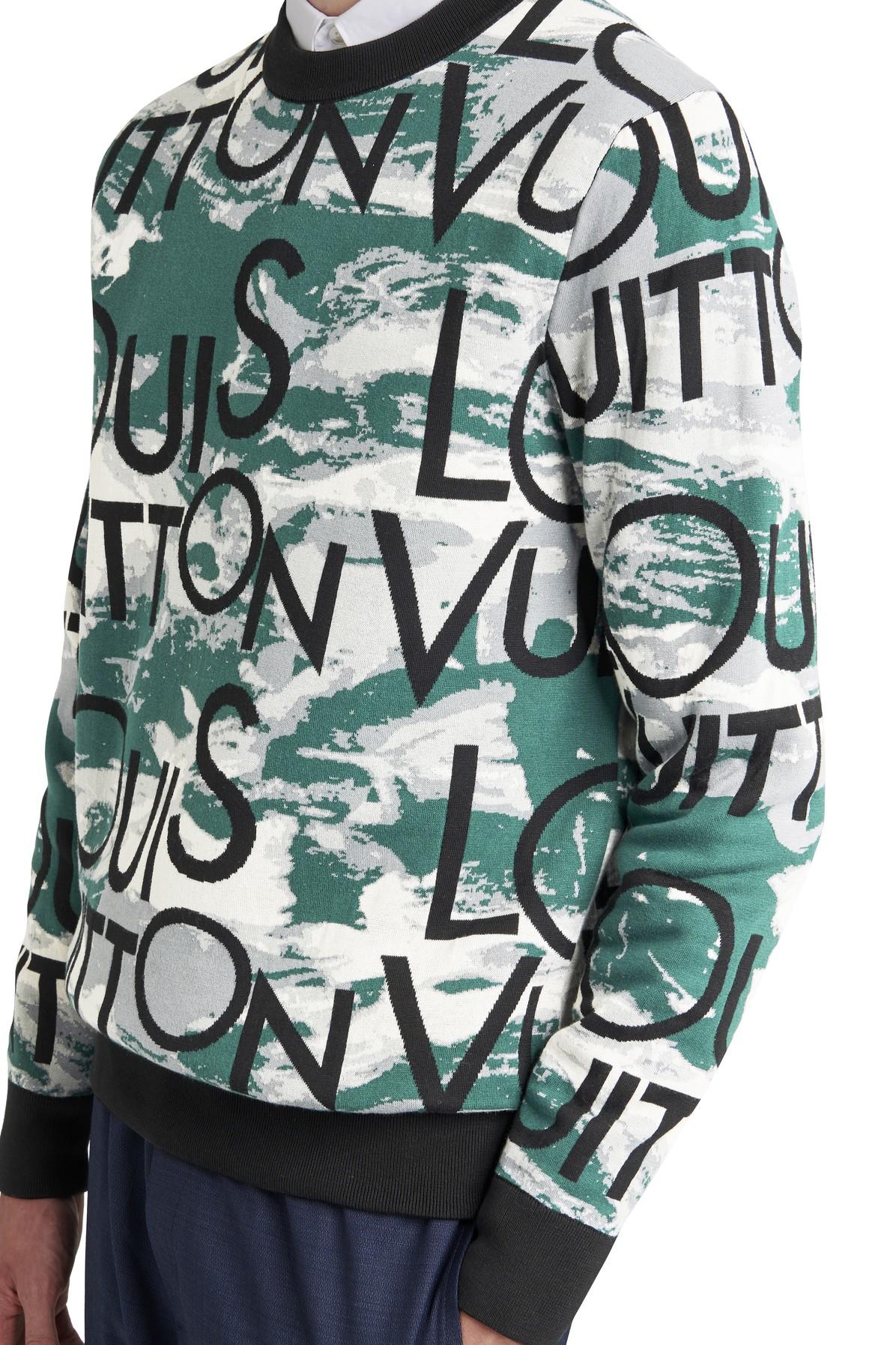 Louis Vuitton Green 'Everyday LV' T-Shirt