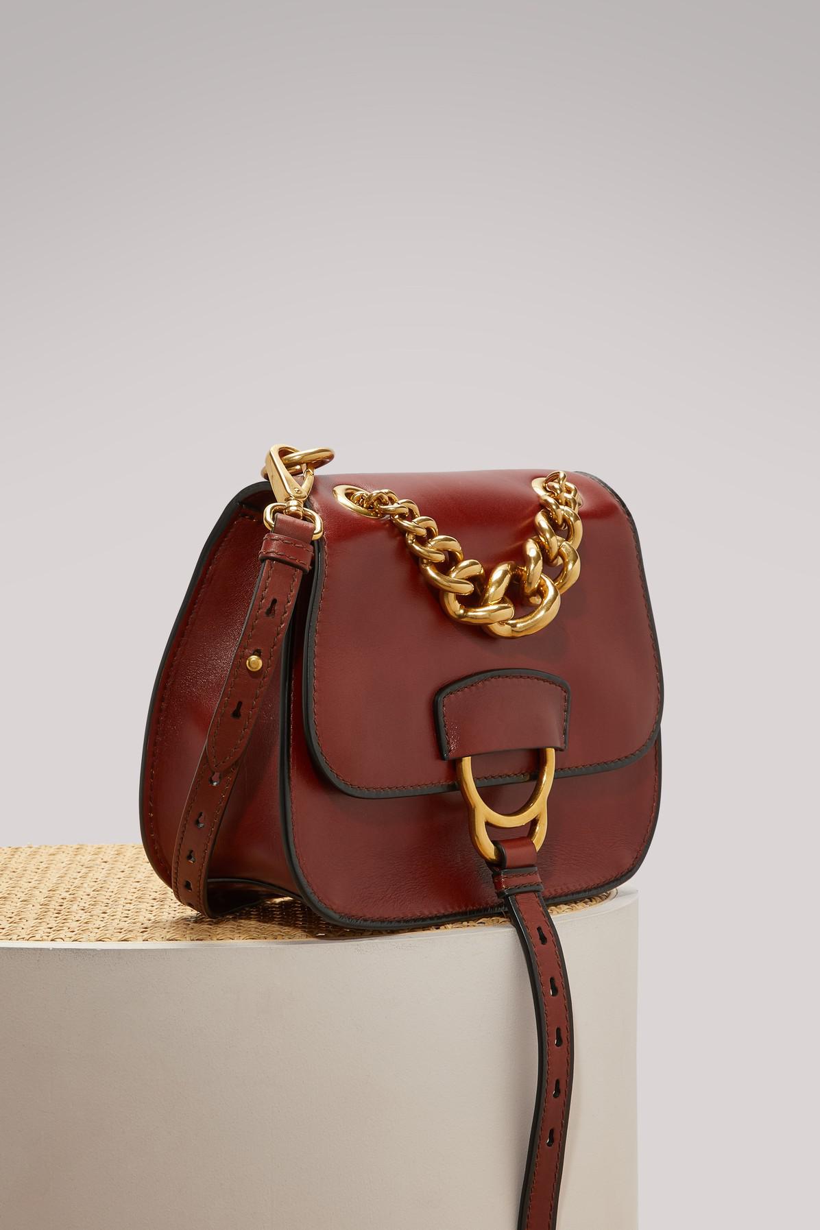 Miu Miu Leather Dahlia Crossbody Bag - Lyst