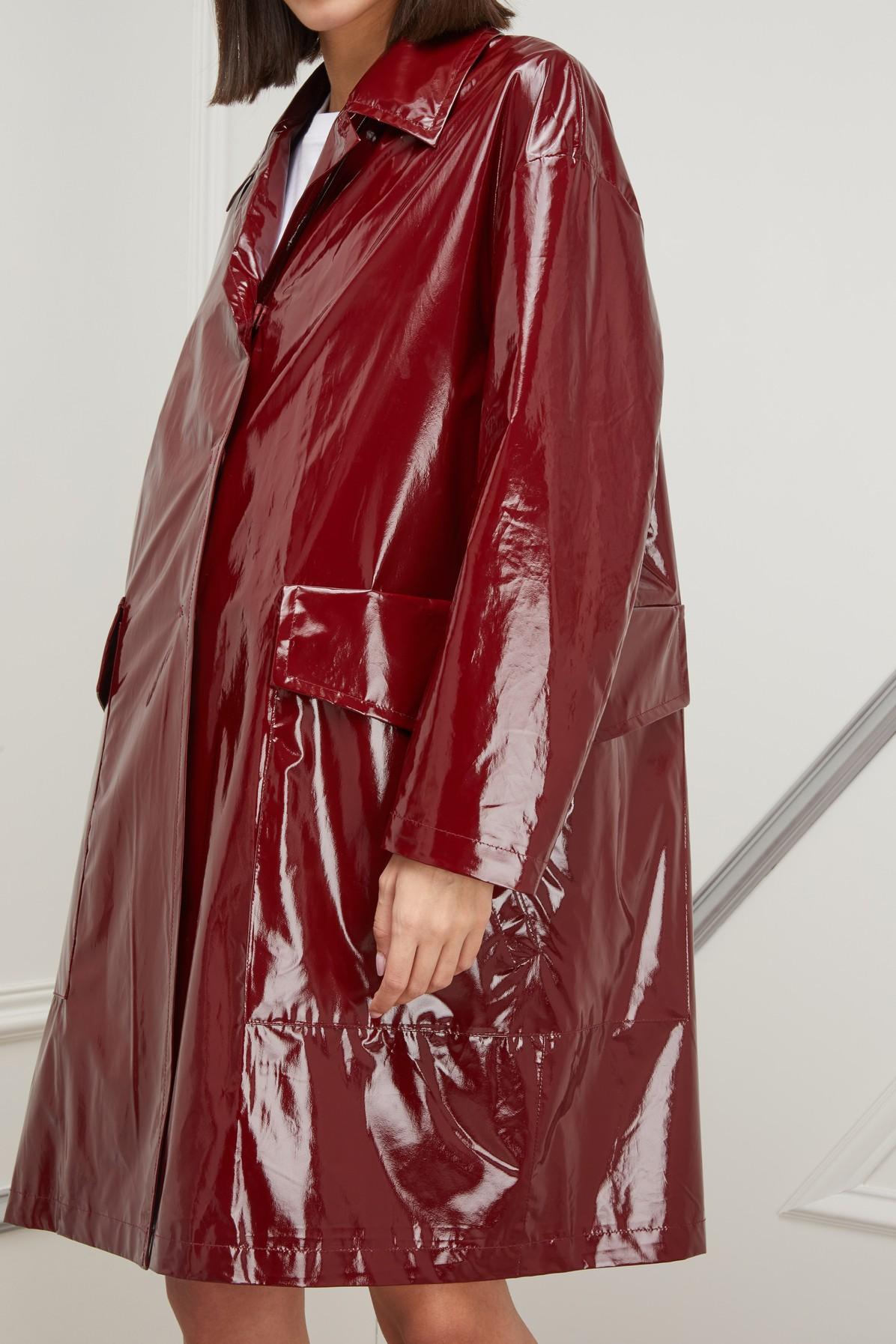long vinyl coat