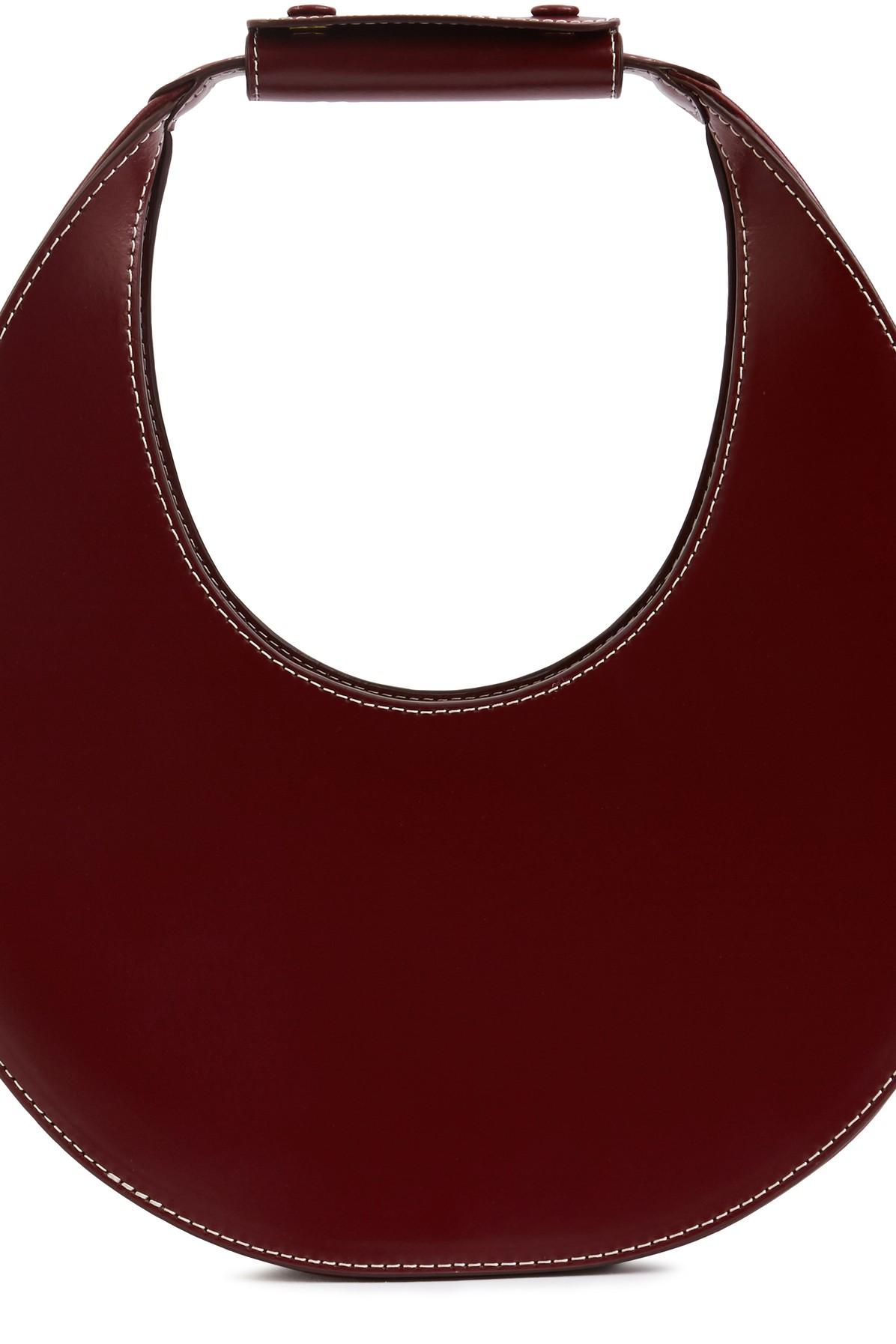 staud moon bolsa raspberry