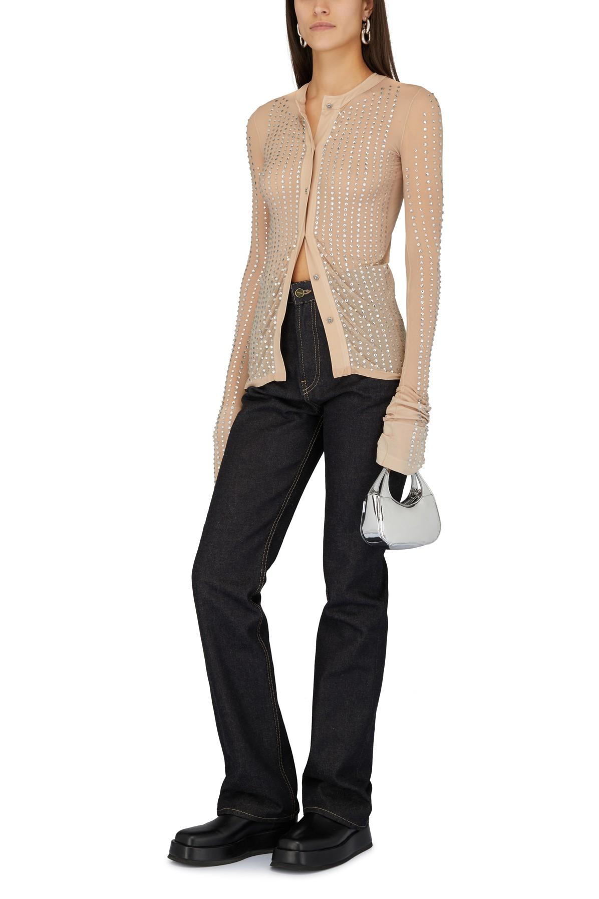Acne Studios Long Sleeves Blouse in Natural | Lyst