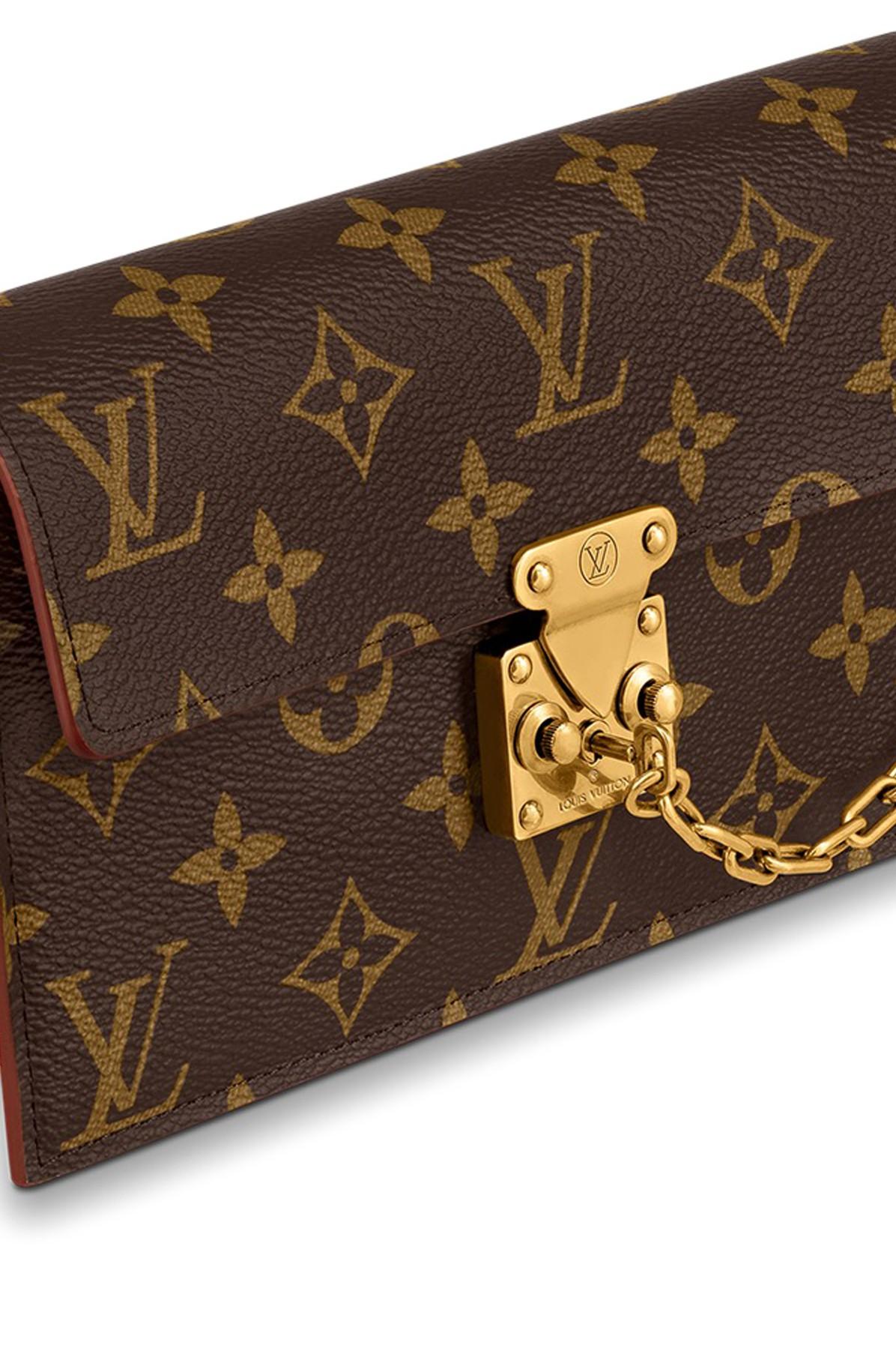 Louis Vuitton Monogram S Lock Belt Pouch GM Waist Body Bag Hip #95