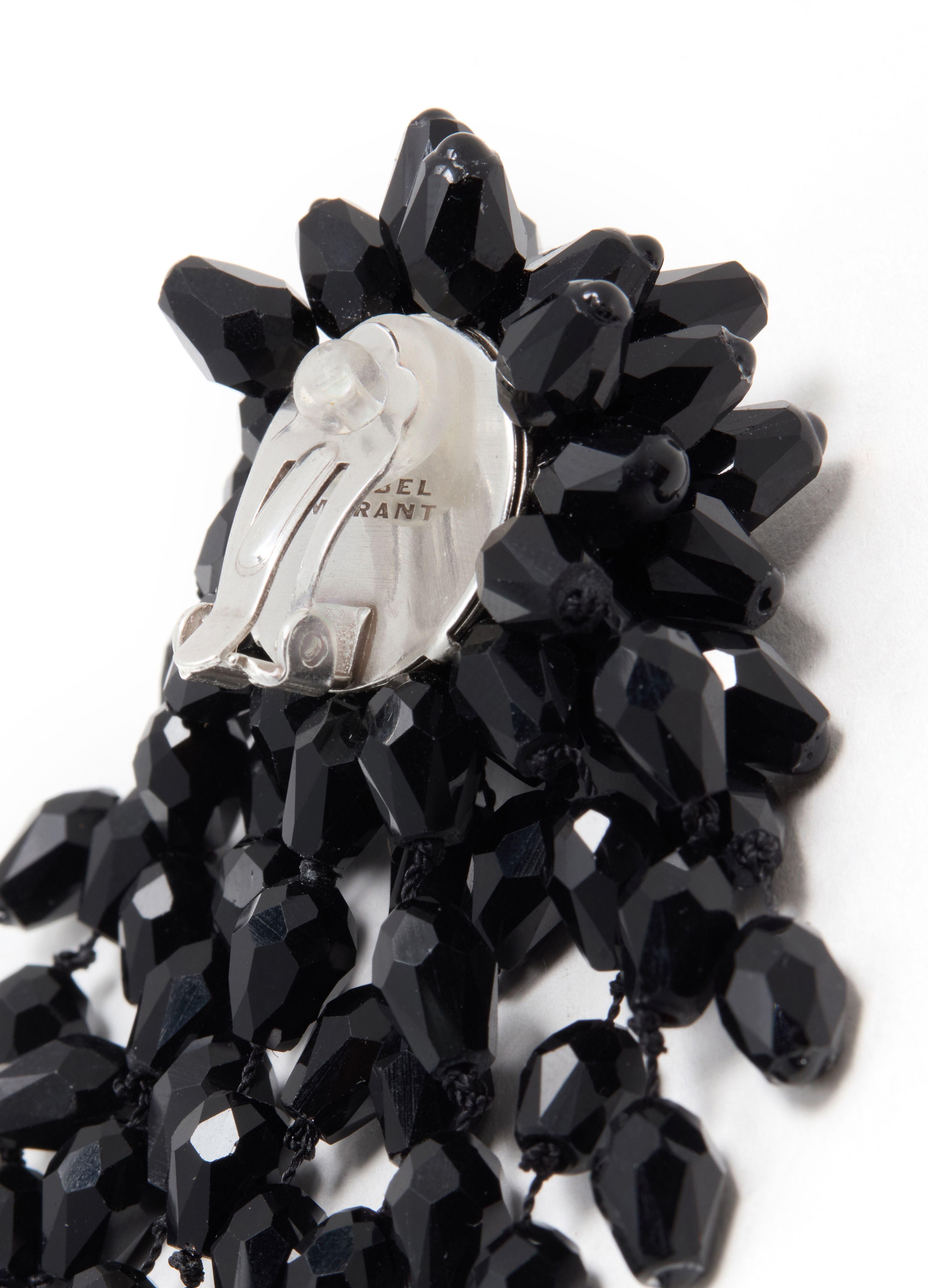 【関税込み】Clip Ga Earrings - Isabel Marant - l - Black 24ABL0174FA-B3B15B-RDSI-D.jpg?