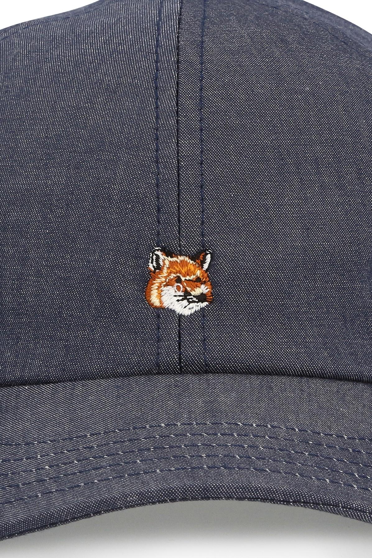 Fox Head Embroidery Cap
