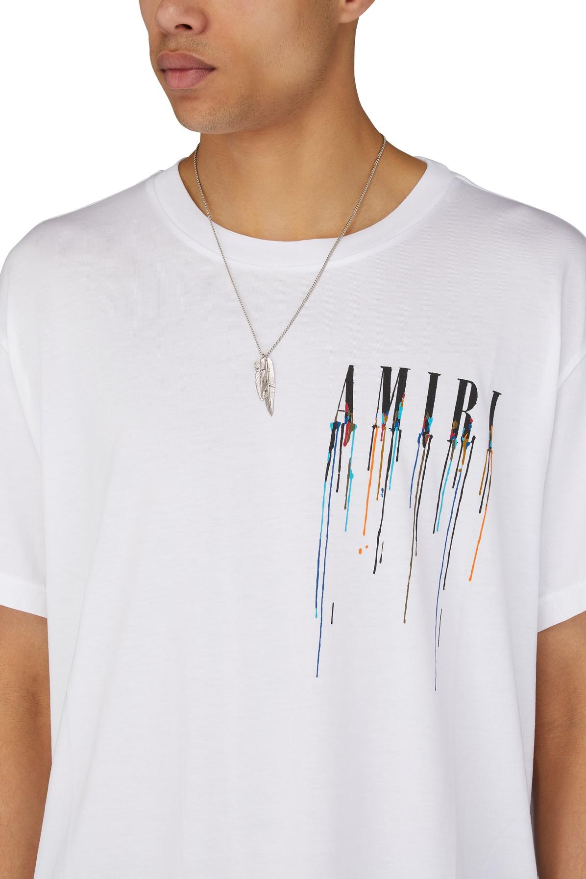 AMIRI Paint Drip Core Logo Tee White T-Shirt – PENGUIN
