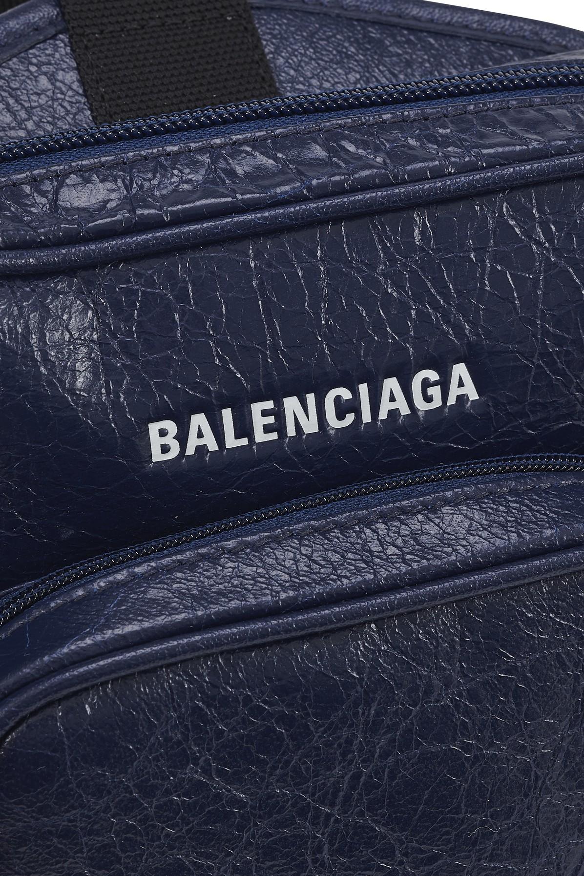 Balenciaga Blue Logo Crossbody Messenger – The Refind Closet