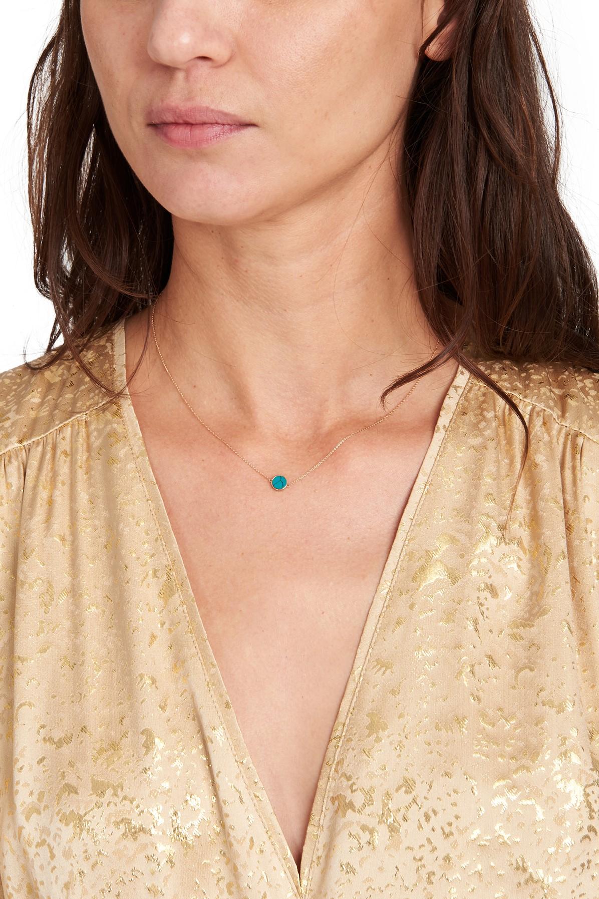 Ginette NY Turquoise Necklace in Metallic | Lyst Australia