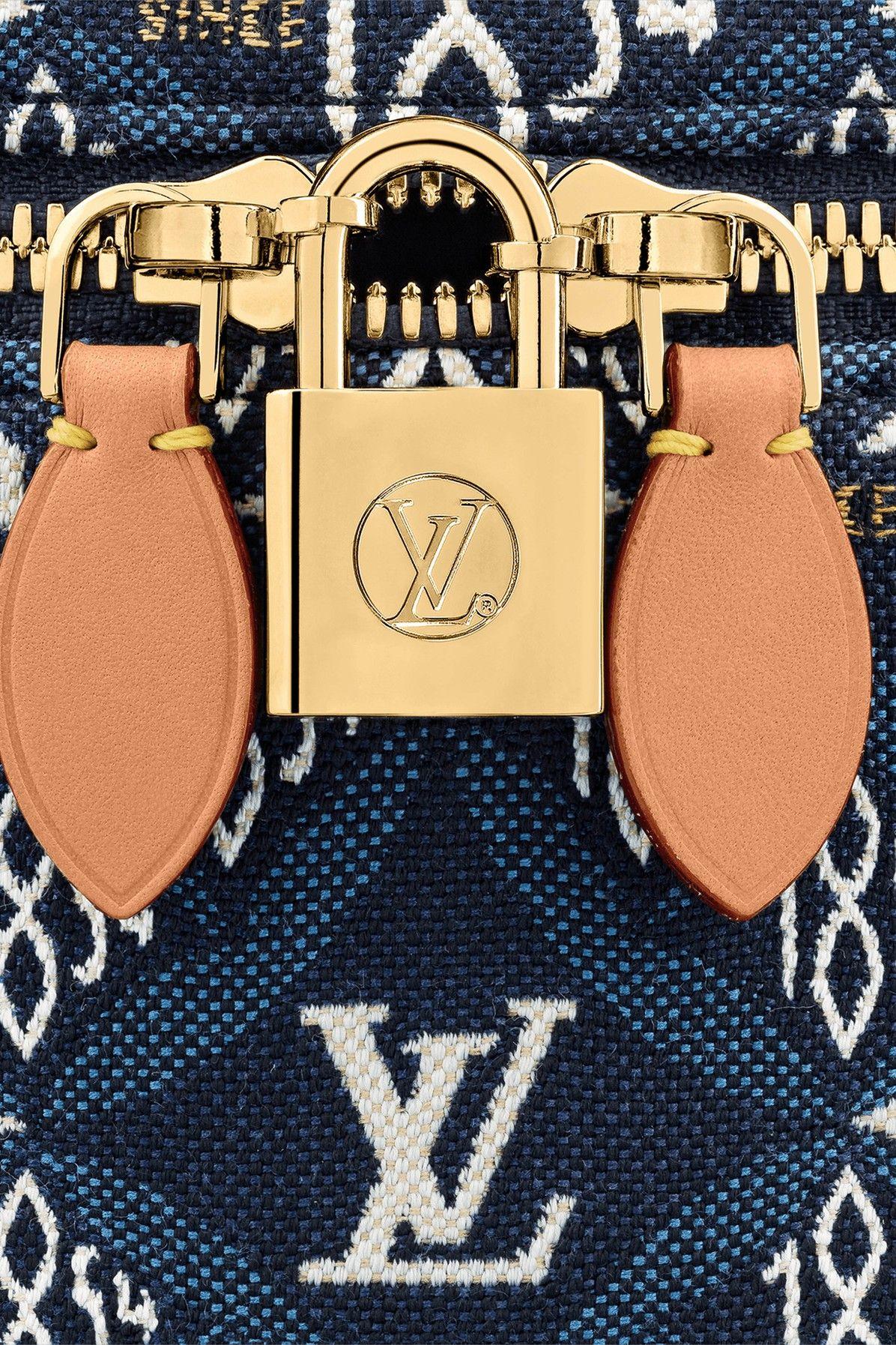 Louis Vuitton Jacquard Since 1854 Cosmetic Pouch PM Blue - A World