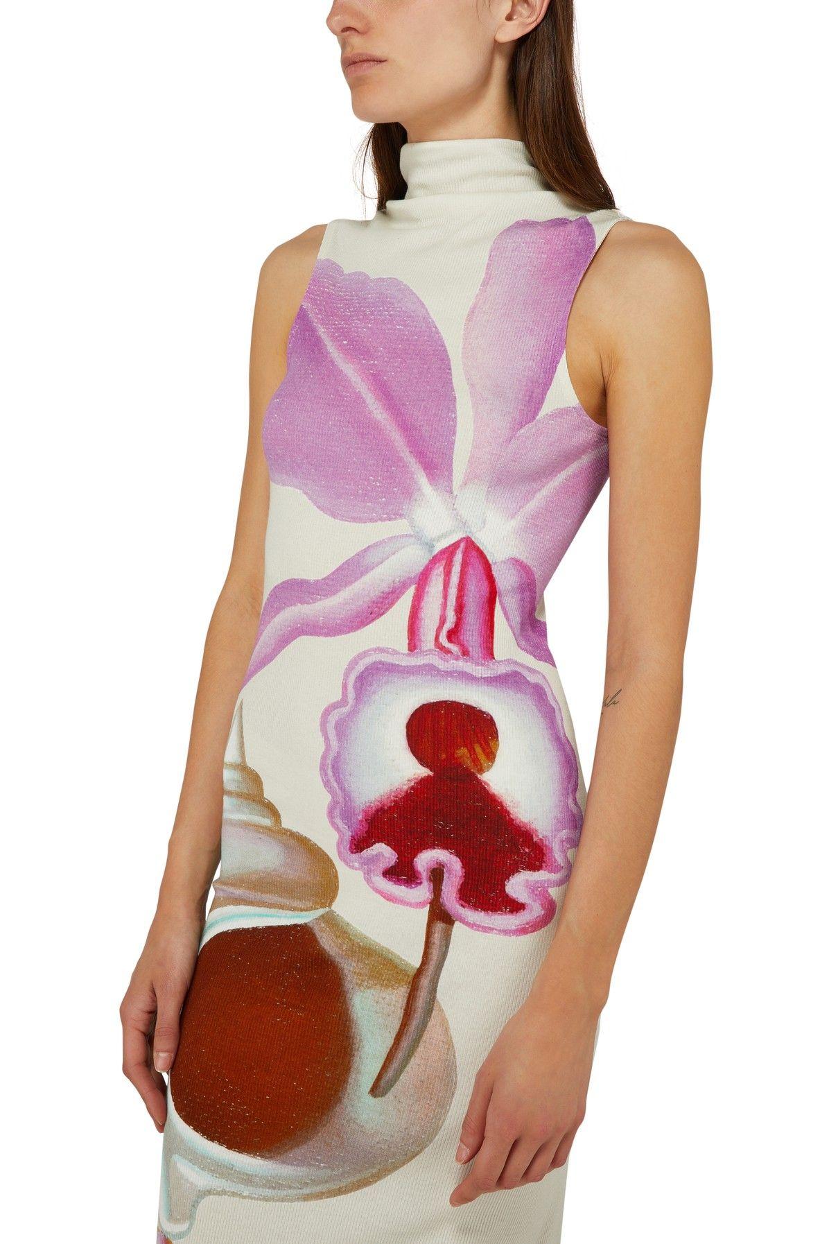 Loewe Maruja Mallo Printed Tube Dress in Pink | Lyst