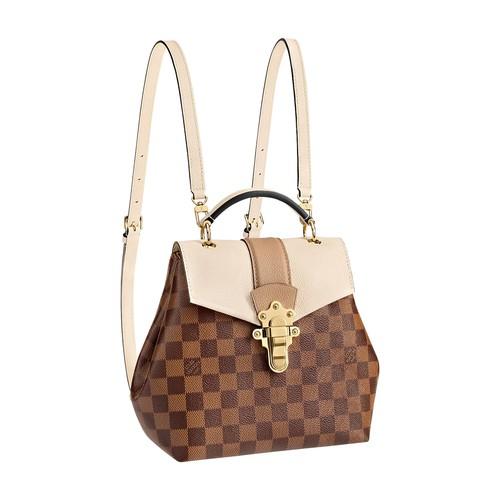Louis Vuitton 2018 Pre-Owned Damier Ebene Clapton Backpack - Brown