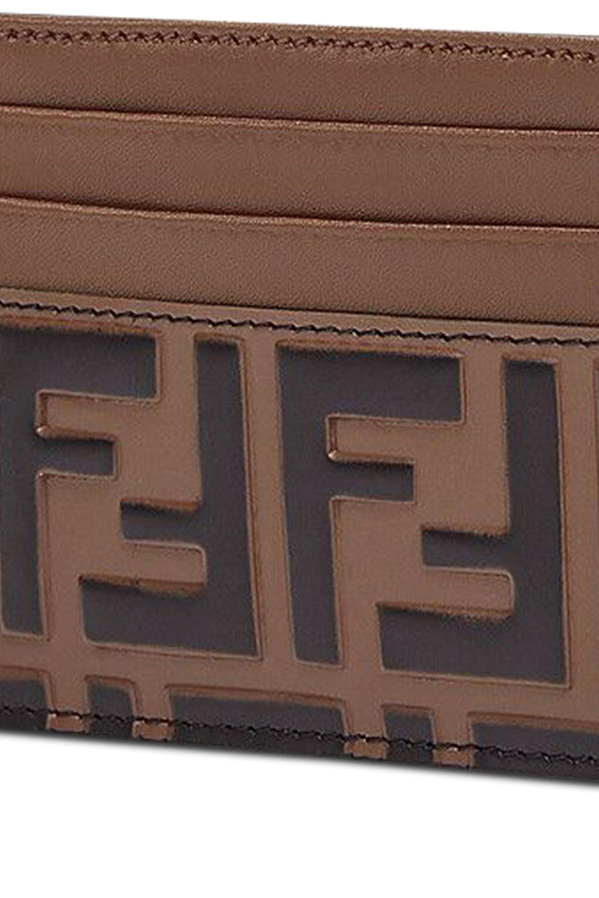 Fendi Leather Card Holder Lyst