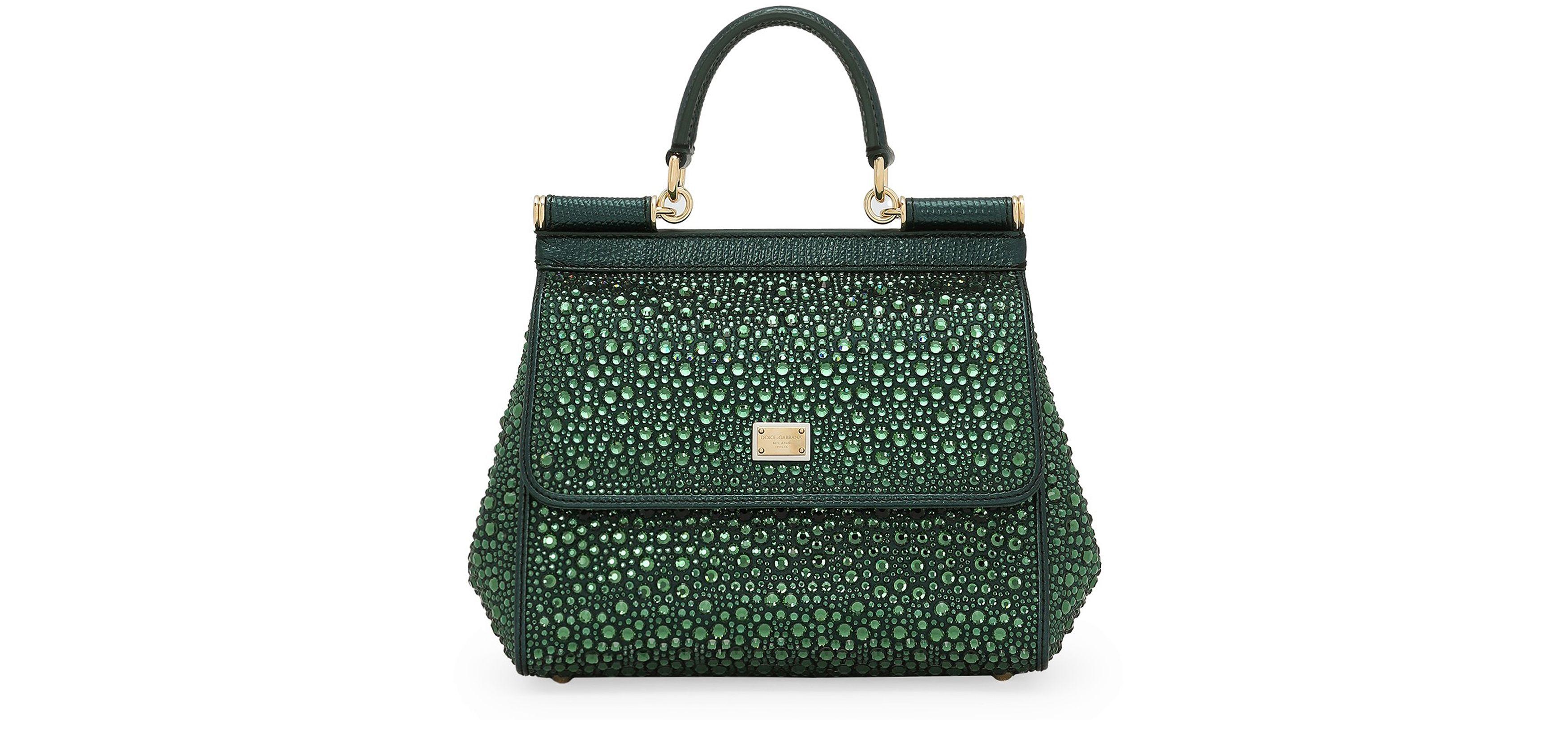 Dolce Gabbana Medium Sicily Handbag in Green Lyst
