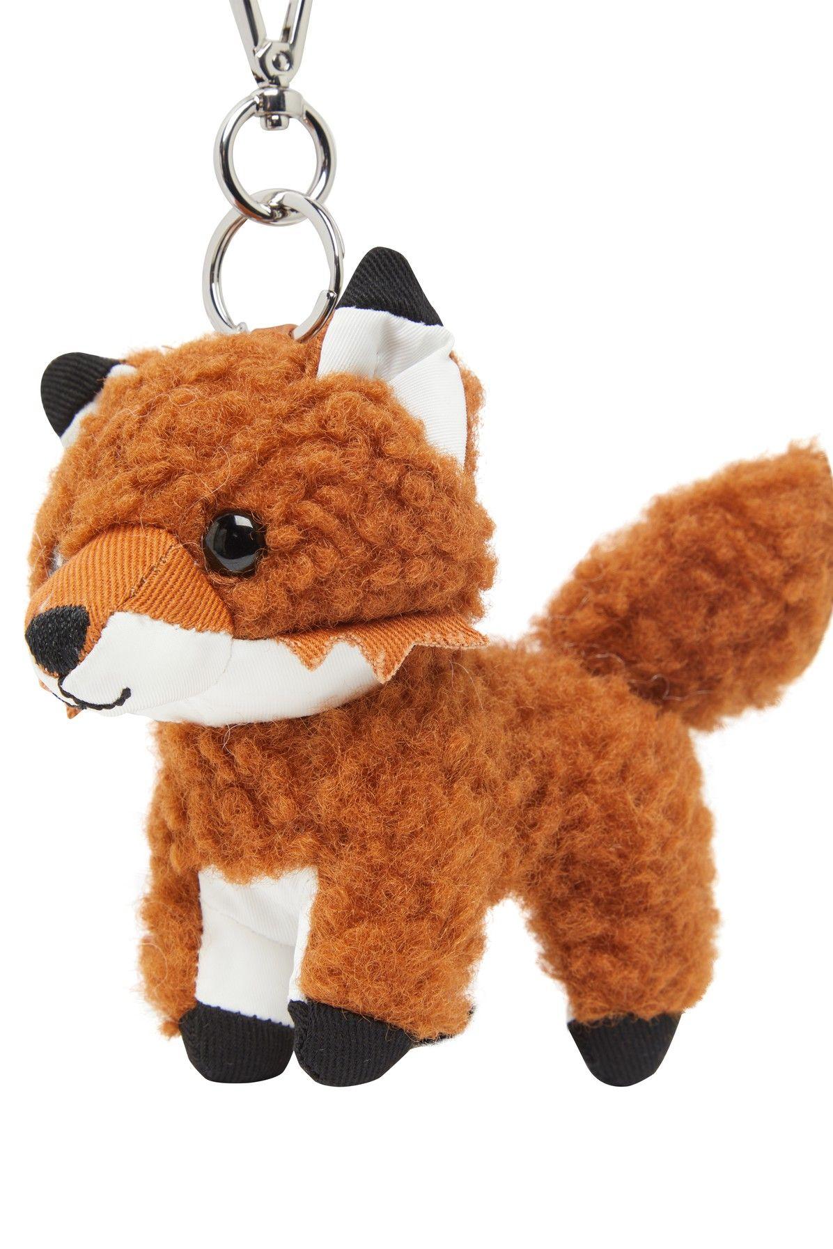 Maison Kitsuné Small Fox Bag Charm in Brown | Lyst