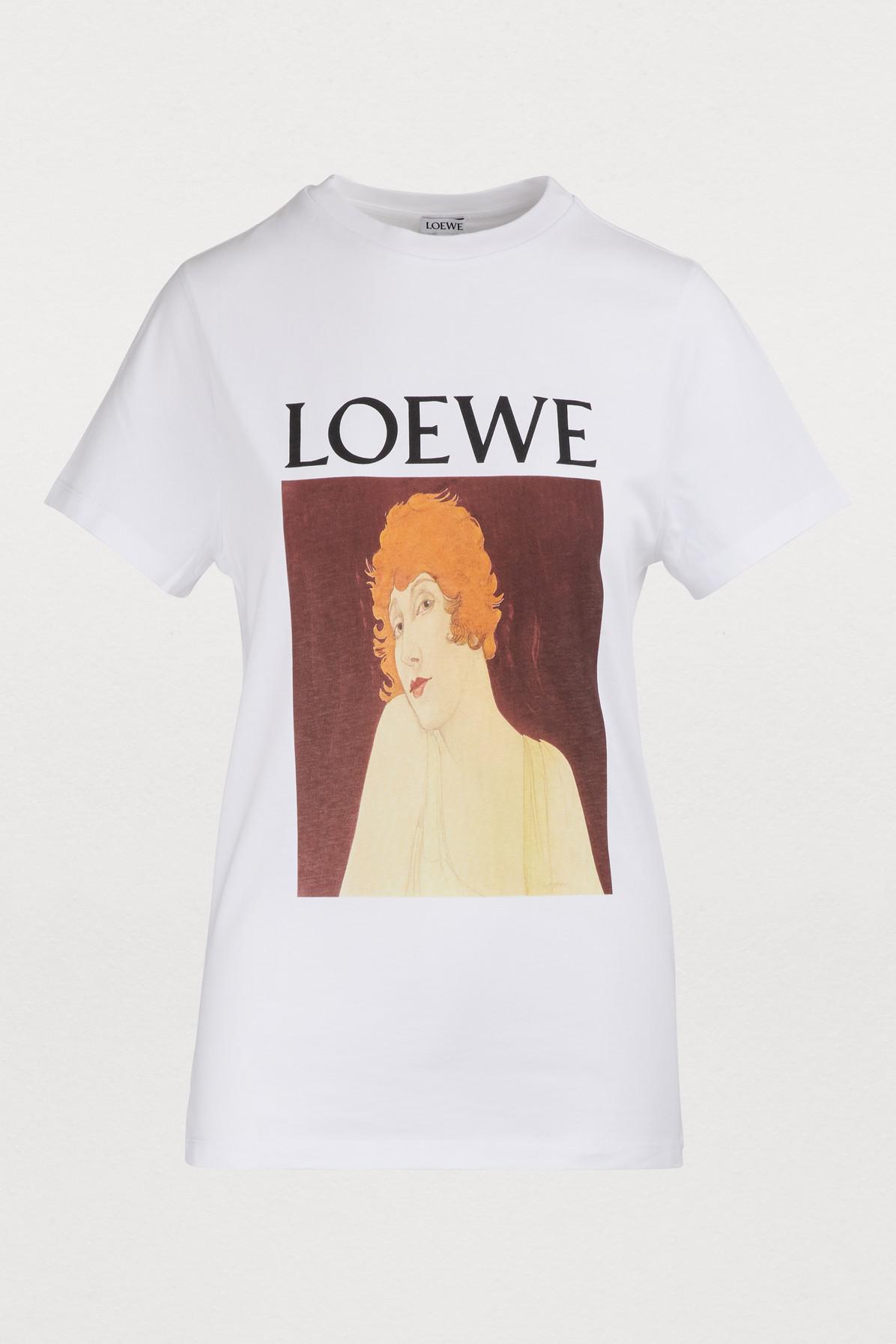 loewe white t shirt