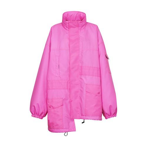 balenciaga coat pink