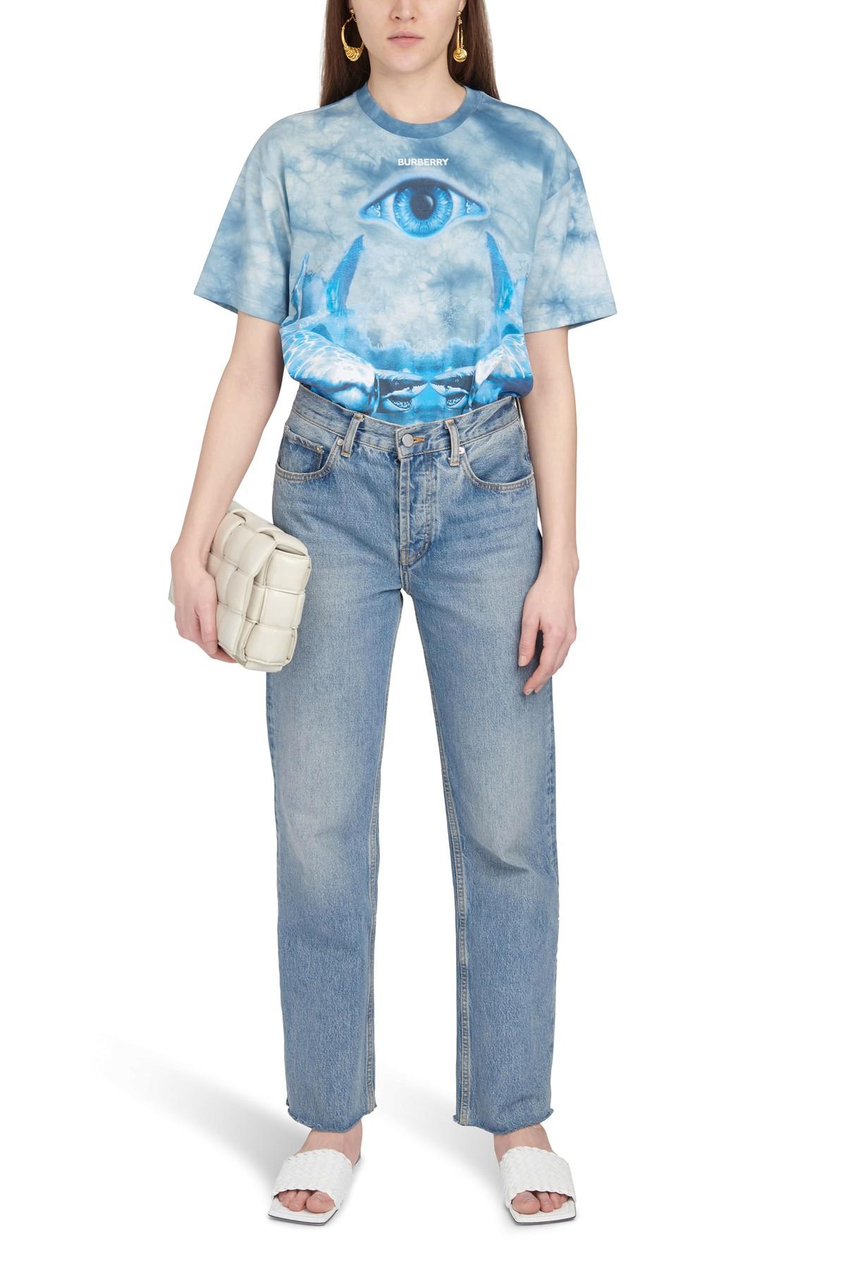 Burberry Carrick Eye T-shirt in Blue | Lyst