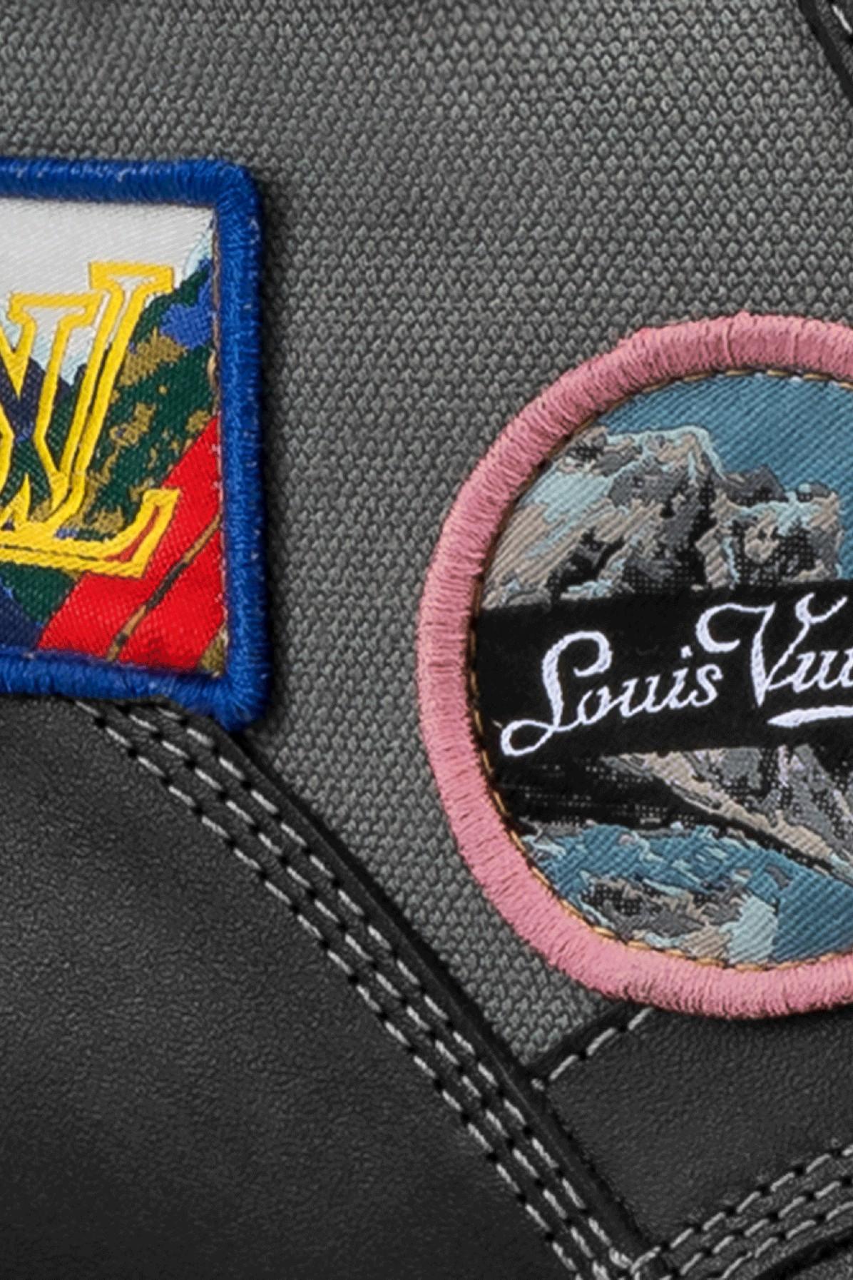 Louis Vuitton Oberkampf Graphic Lace-Up Ankle Boots