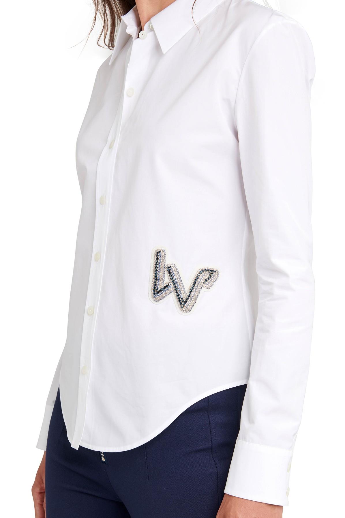 louis vuitton white shirt with logo