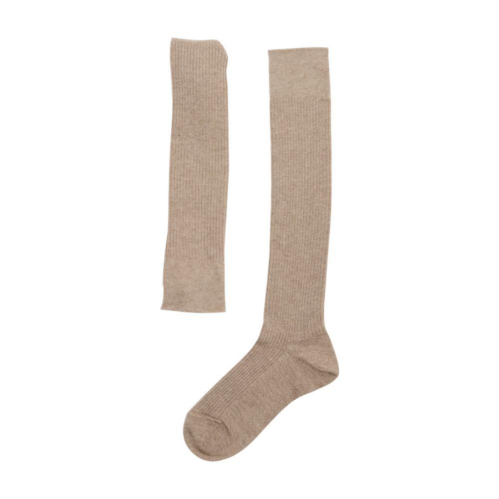 タイツ・ソックス S MAX MARA Women Socks 2519811011600BASILEA 3 BEIGE Dress & Travel Compression Socks - Unisex, Light Compression