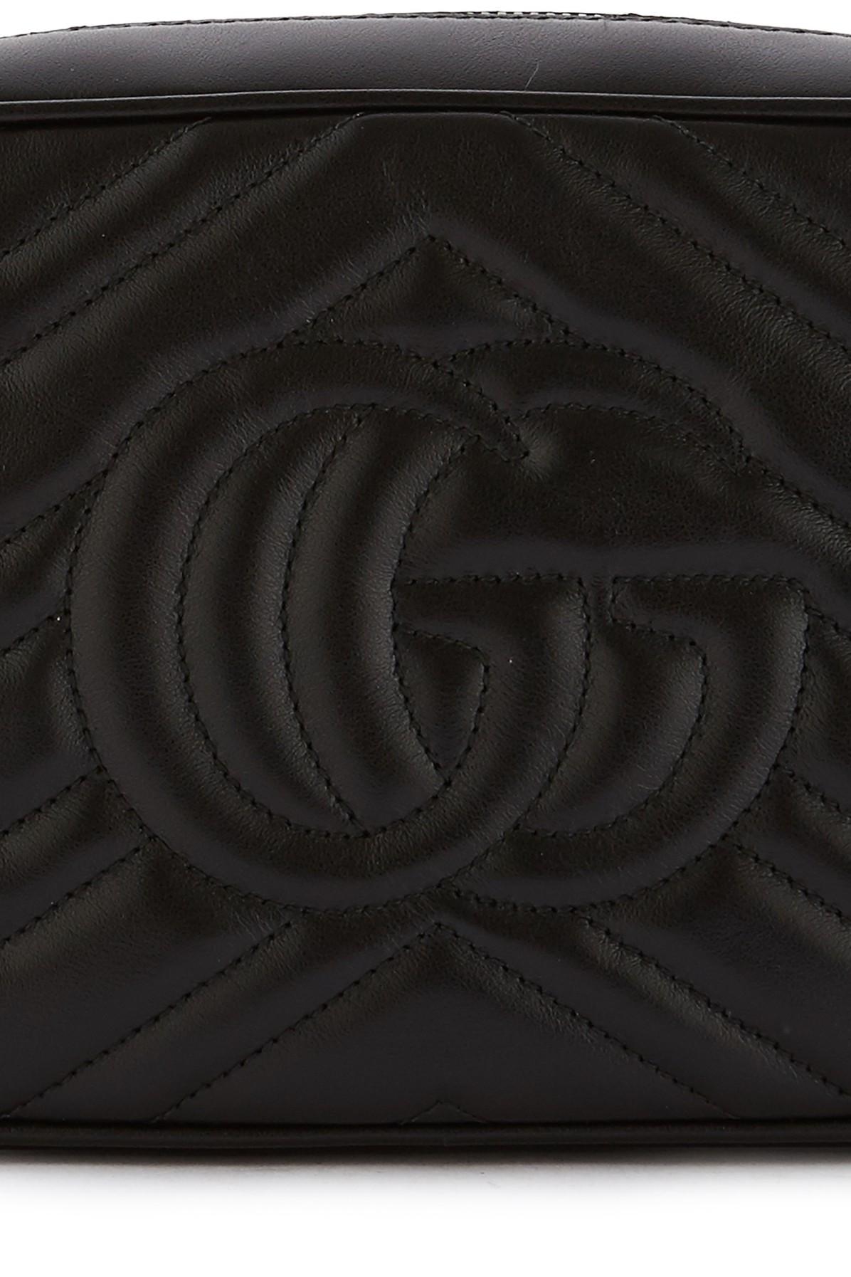 black matelassé chevron leather