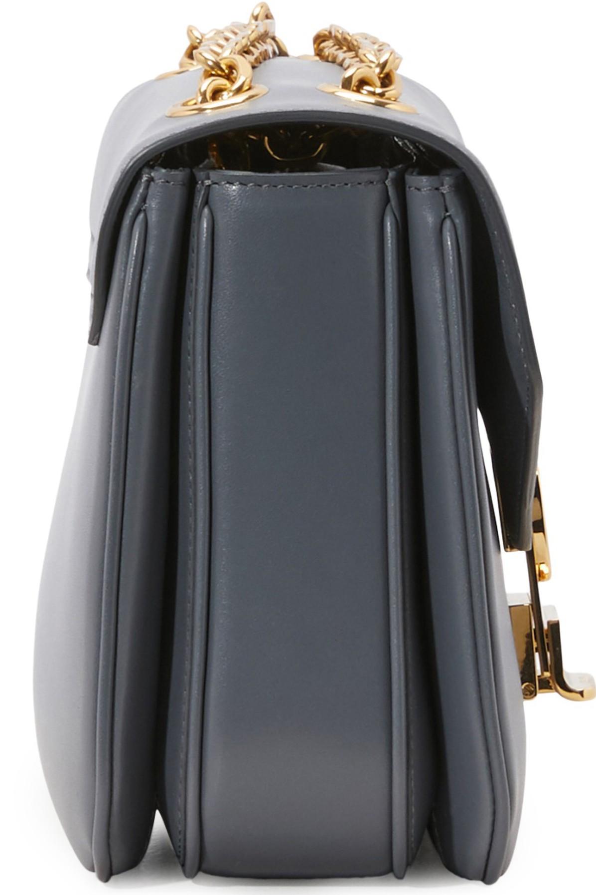 Celine Leather C Medium Model Bag In Shiny Calfskin in Gray - Lyst