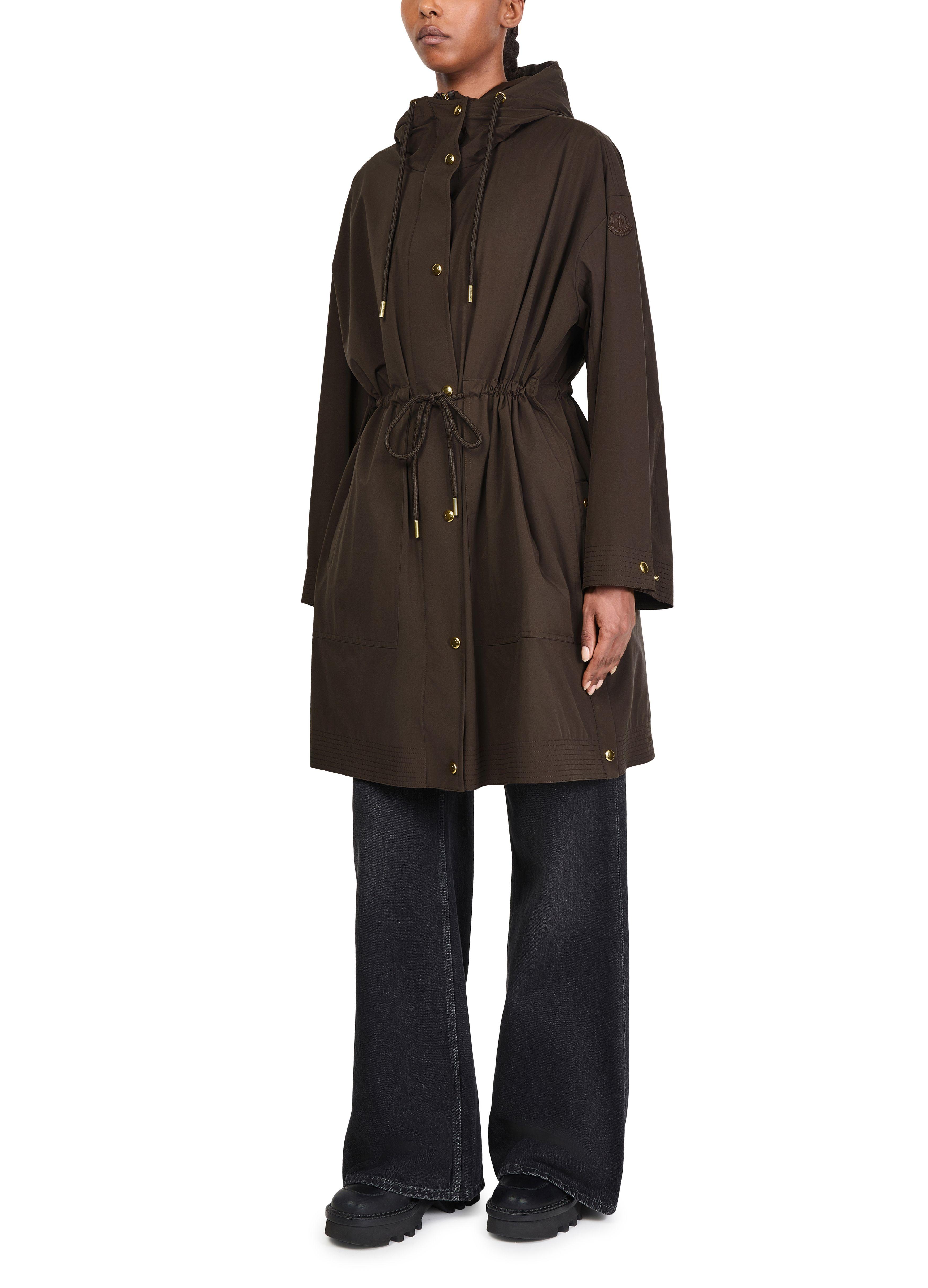 コート MONCLER SAINBEL LONG PARKA Moncler Grenoble Women's Seigne Long Parka Jacket in Brown