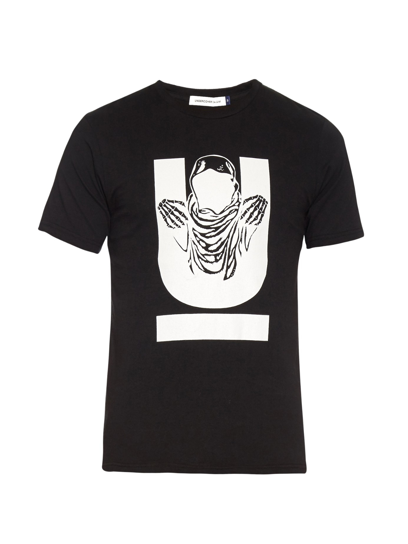 Lyst - Undercover U-print Cotton-jersey T-shirt in Black for Men