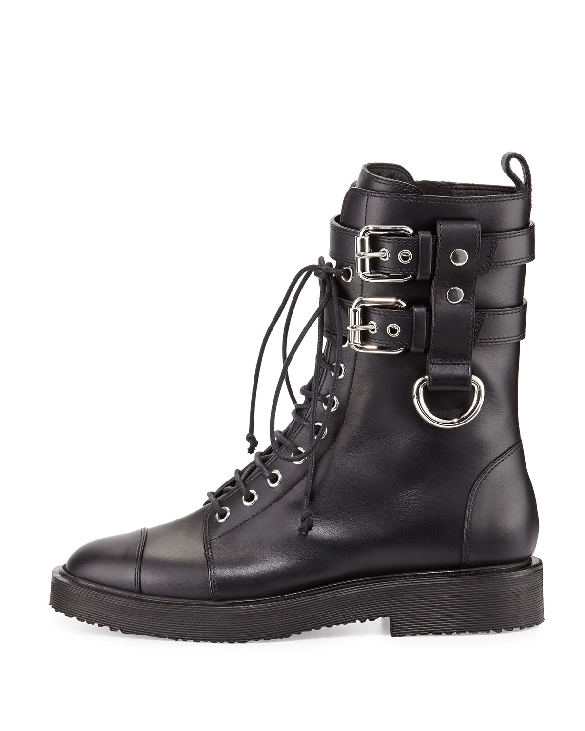giuseppe zanotti combat boots