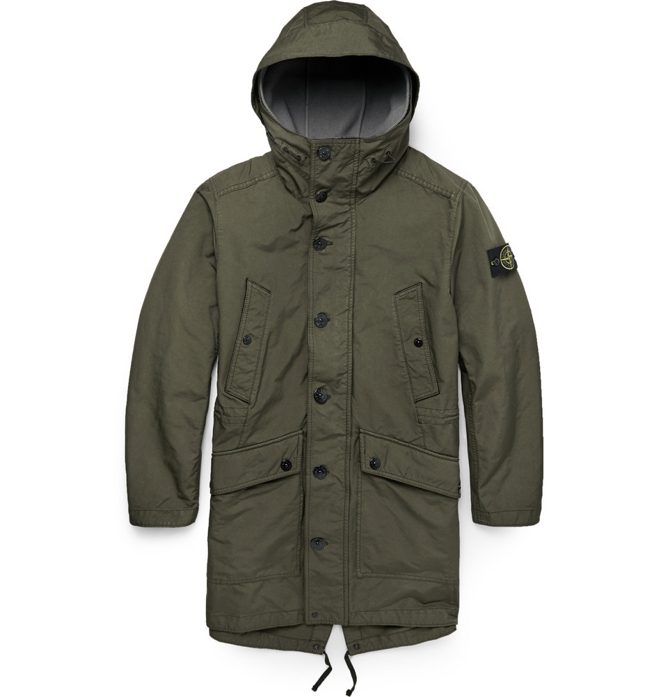 Stone island green coat Clearance